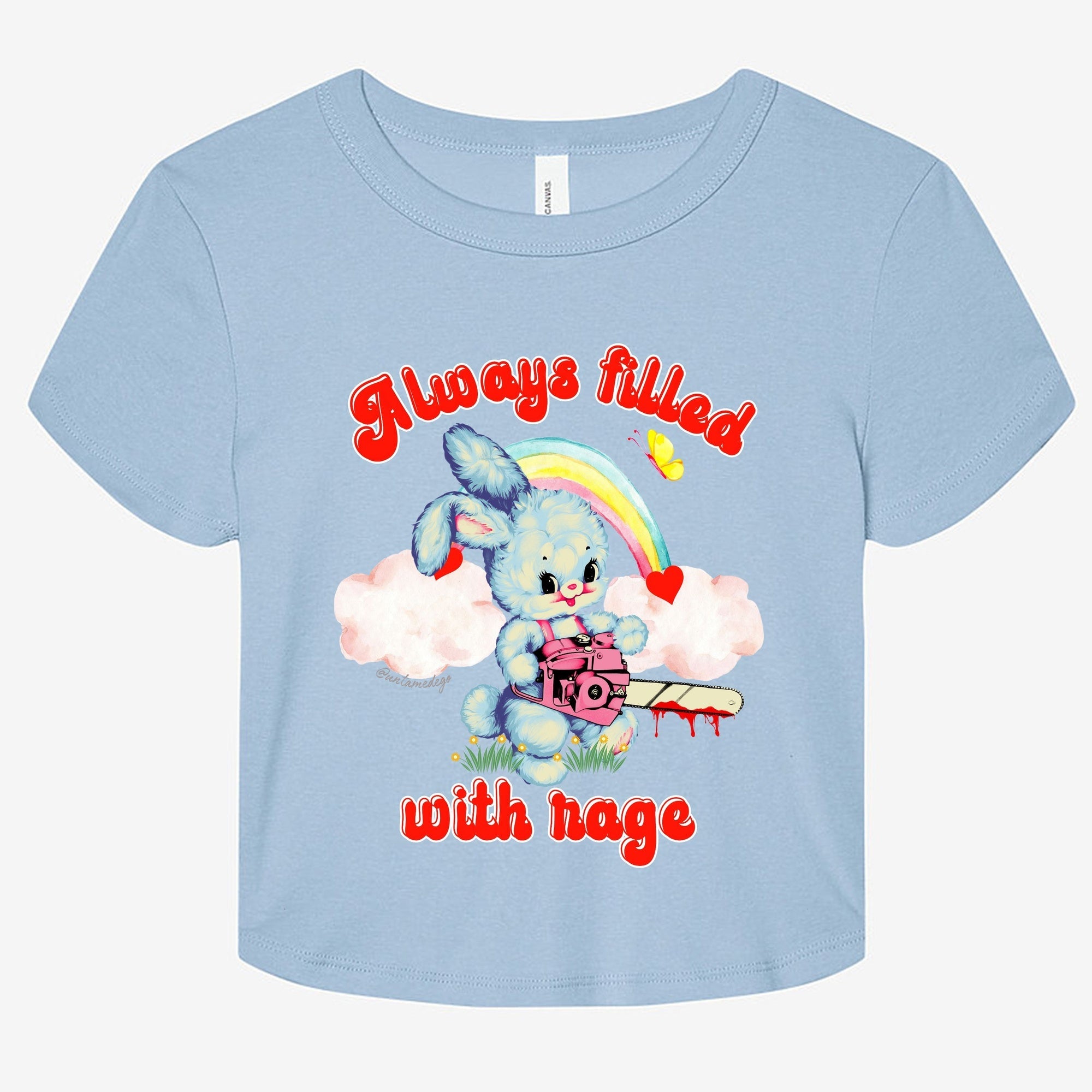 Always Filled With Rage Graphic Baby Tee - UntamedEgo LLC.