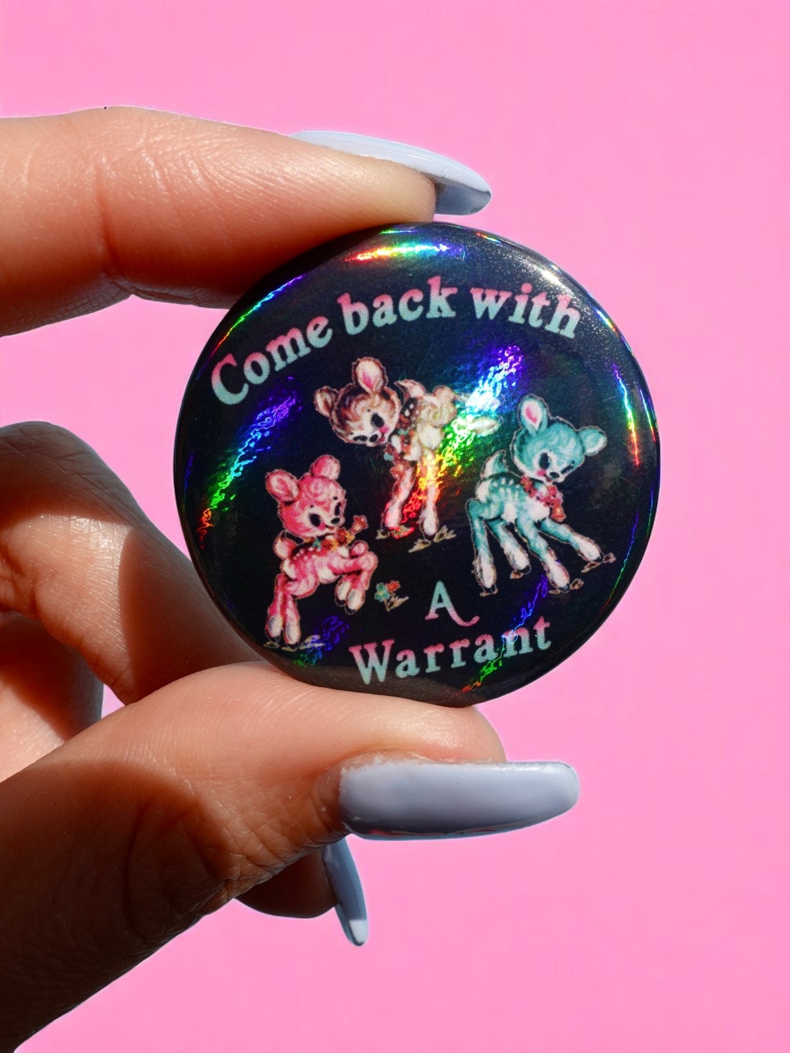 Anarchist Pin Pack – Limited Drop - Holographic Pastel Buttons Pin pack (Set of 6) - UntamedEgo LLC.