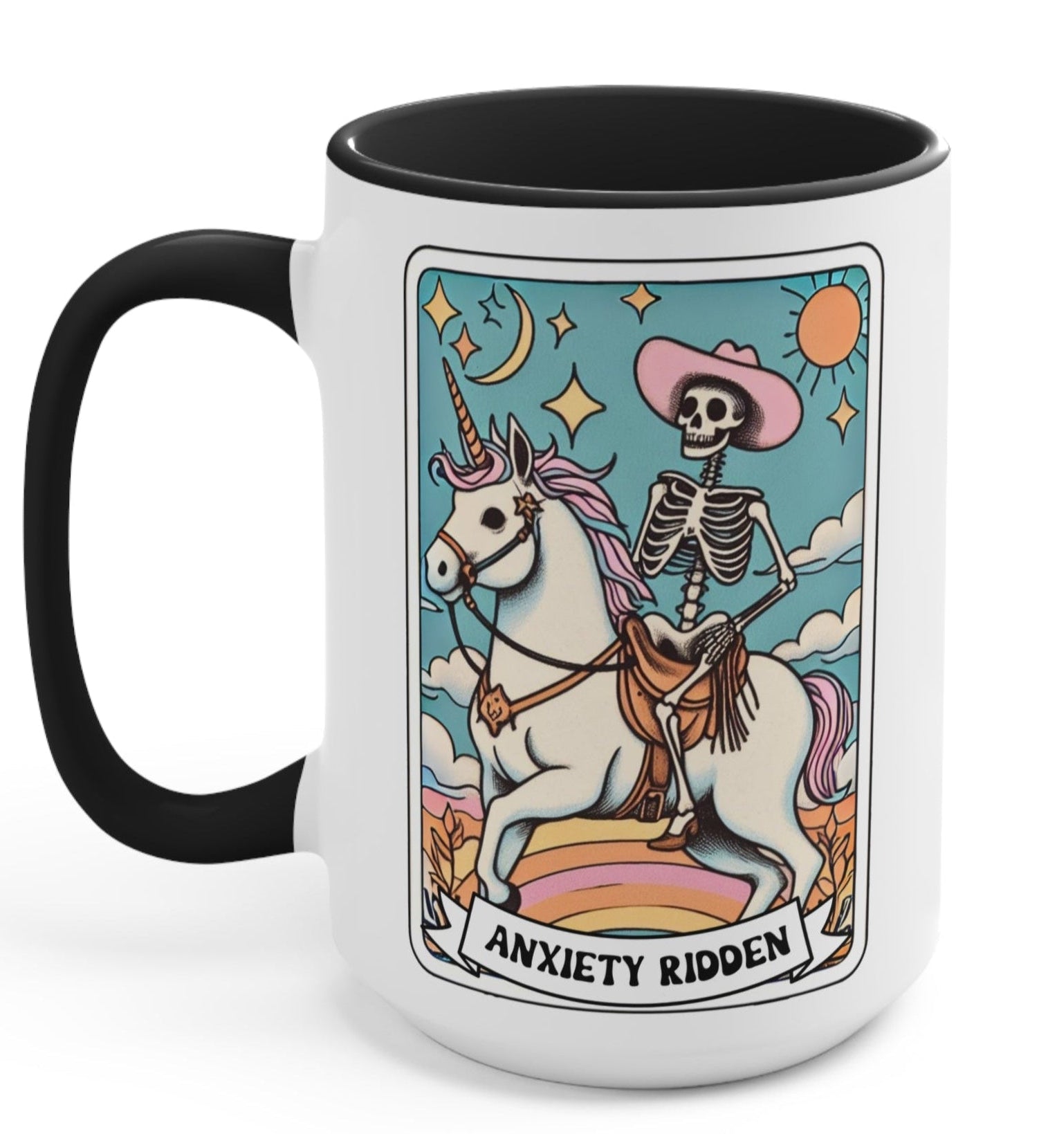 Anxiety Ridden Tarot Mug - UntamedEgo LLC.
