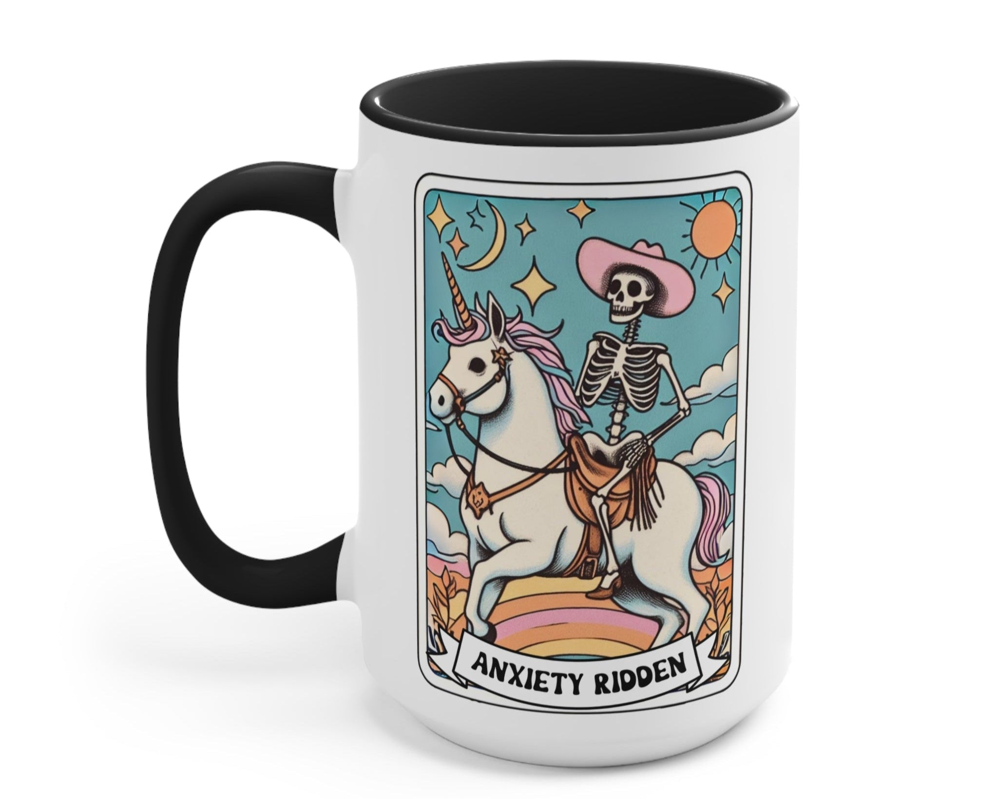 Anxiety Ridden Tarot Mug - UntamedEgo LLC.