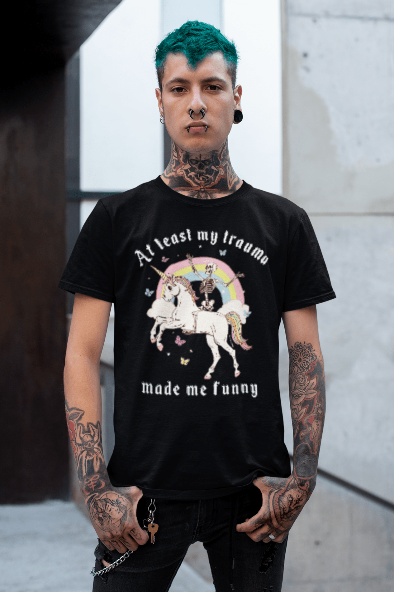 At Least My Trauma Made Me Funny Exclusive Men's Tee - UntamedEgo LLC.
