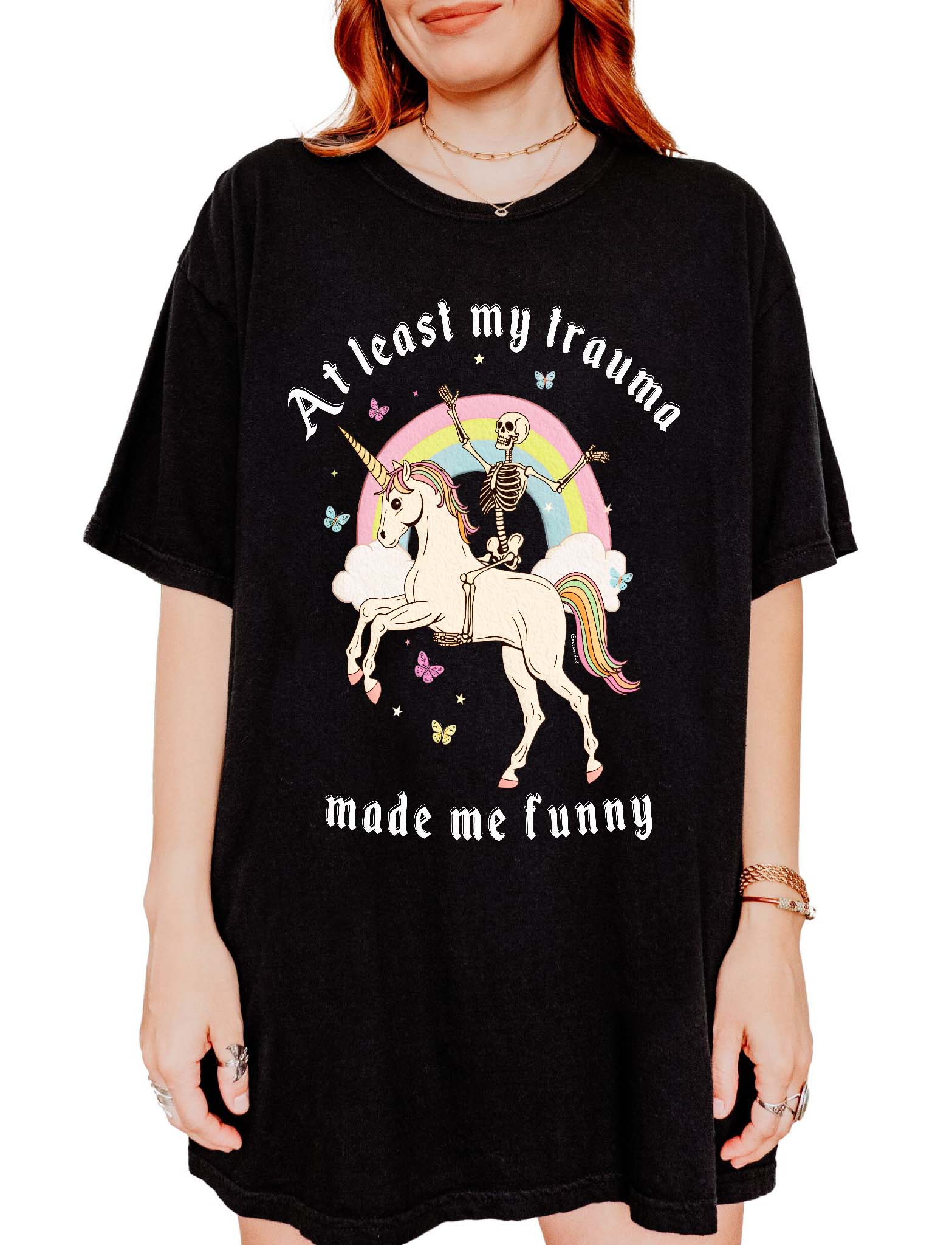 At Least My Trauma Made Me Funny Exclusive Tee - UntamedEgo LLC.