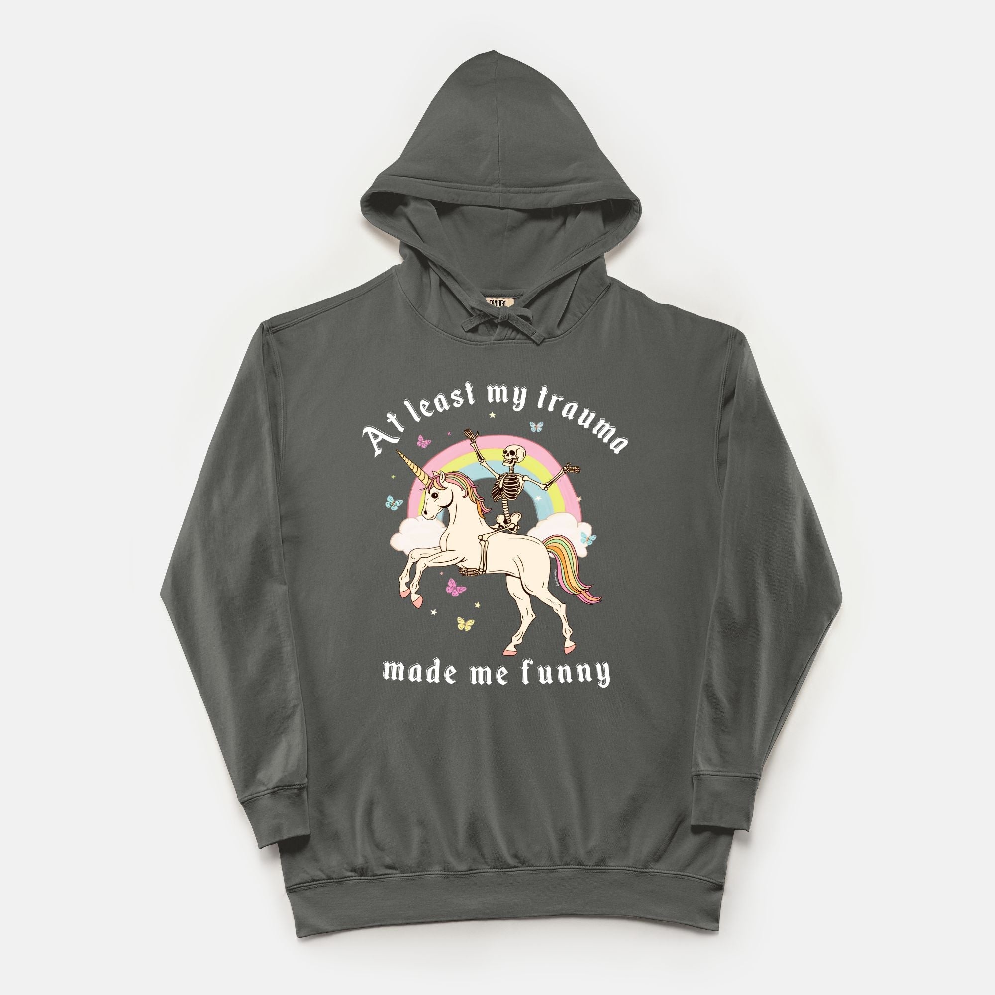 At Least My Trauma Made Me Funny Vintage Hoodie - UntamedEgo LLC.