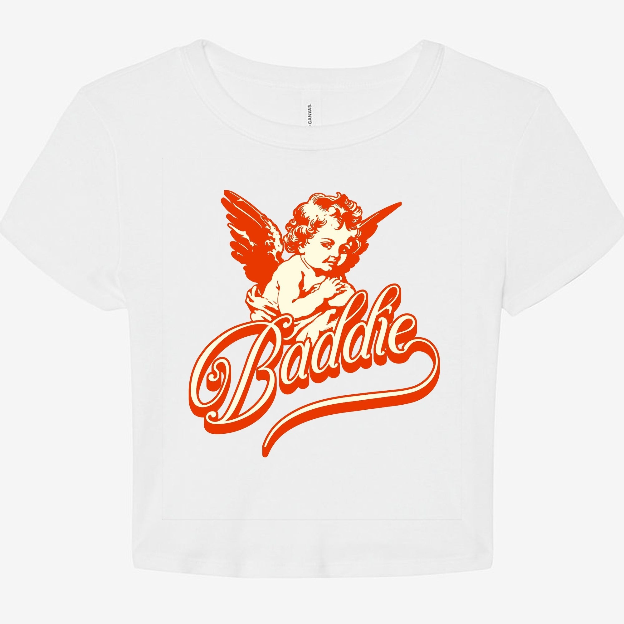 Baddie Angel Graphic Baby Tee - UntamedEgo LLC.
