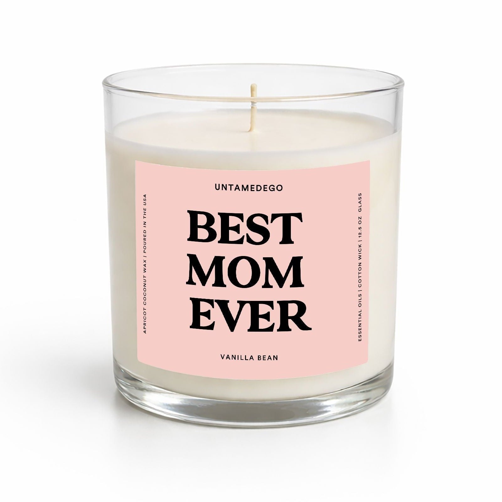 Best Mom Ever Mother's Day Glass Candle - UntamedEgo LLC.