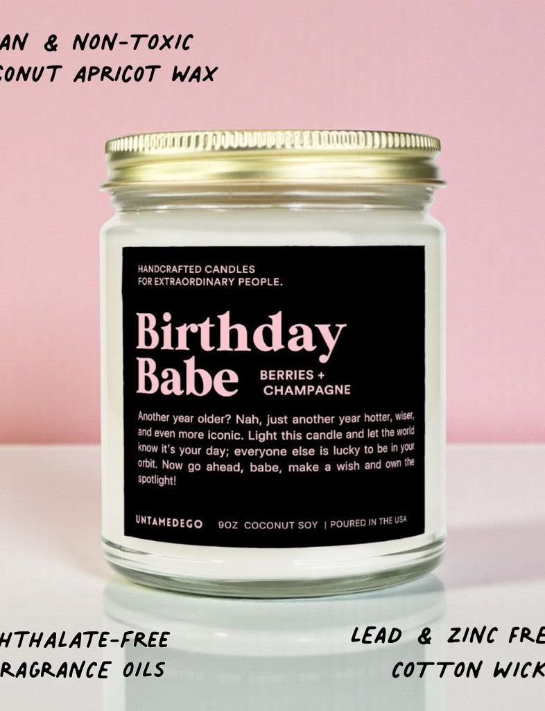Birthday Babe Candle - UntamedEgo LLC.