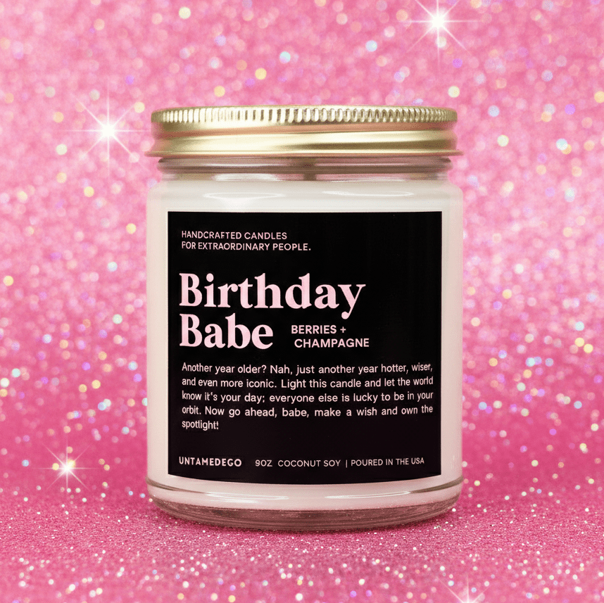 Birthday Babe Candle - UntamedEgo LLC.