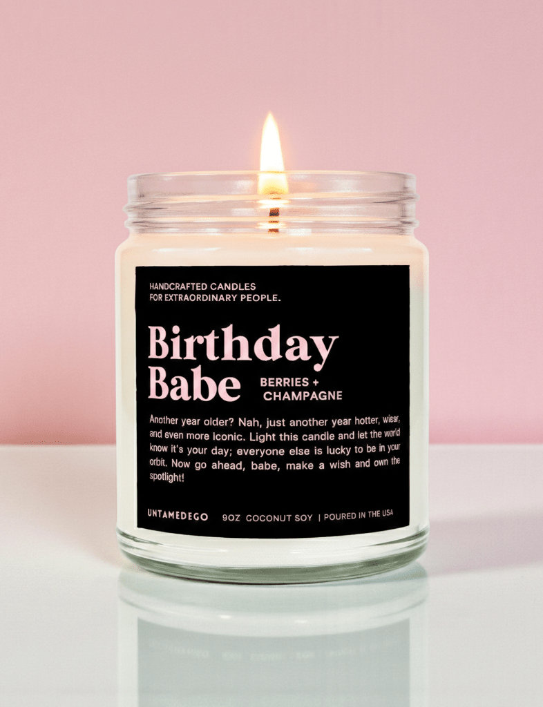 Birthday Babe Candle - UntamedEgo LLC.