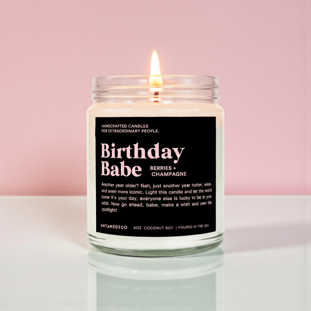 Birthday Babe Candle - UntamedEgo LLC.
