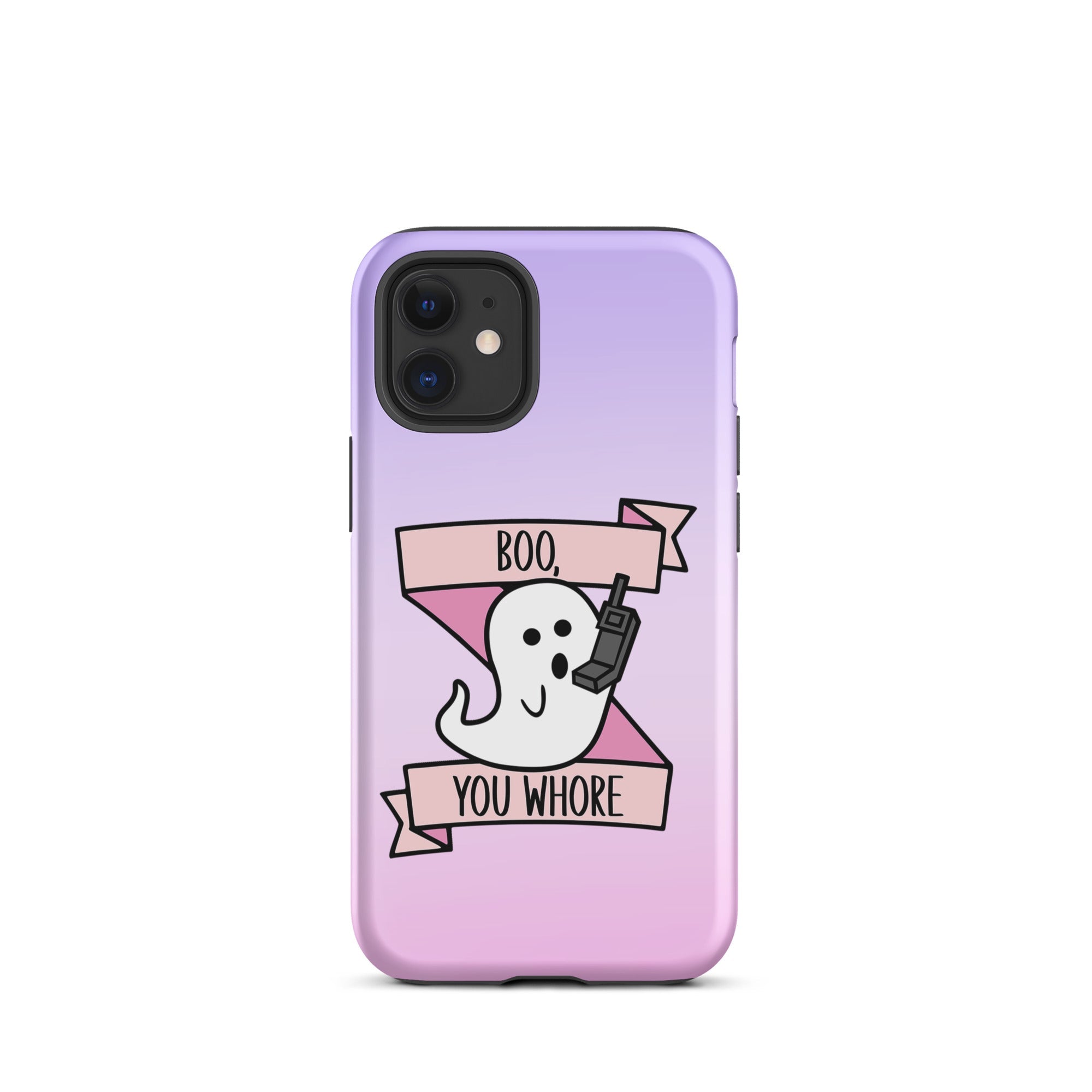 Boo You Whore Ghosty Halloween Tough Case for iPhone® - UntamedEgo LLC.