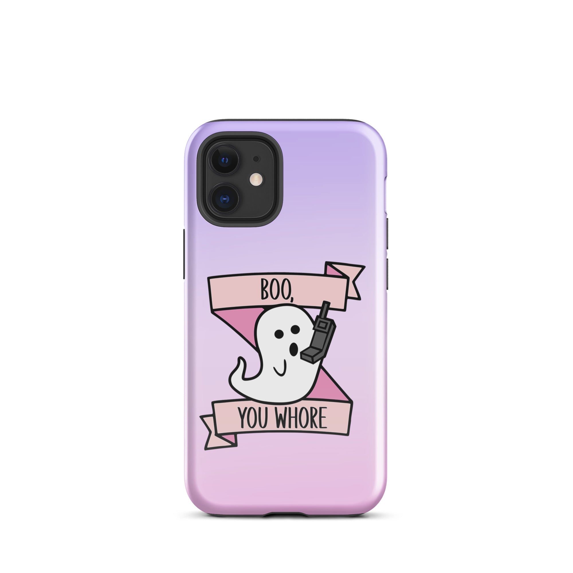 Boo You Whore Ghosty Halloween Tough Case for iPhone® - UntamedEgo LLC.