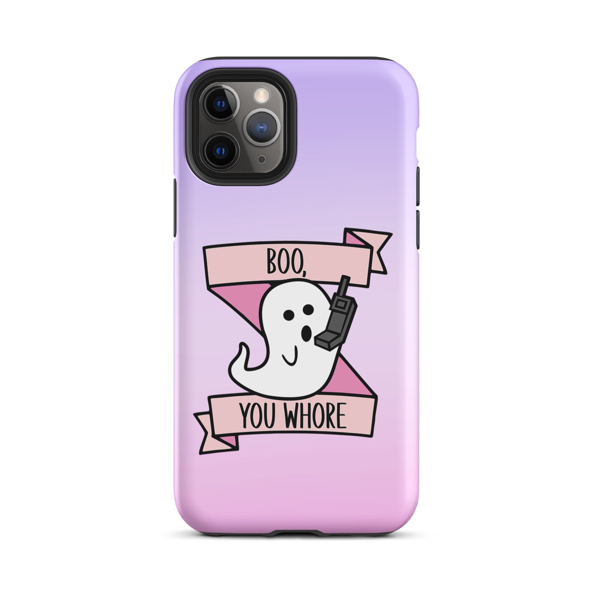 Boo You Whore Ghosty Halloween Tough Case for iPhone® - UntamedEgo LLC.