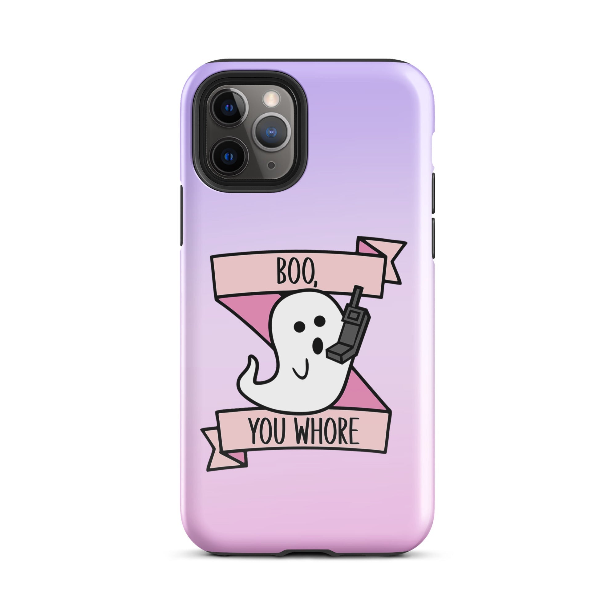 Boo You Whore Ghosty Halloween Tough Case for iPhone® - UntamedEgo LLC.
