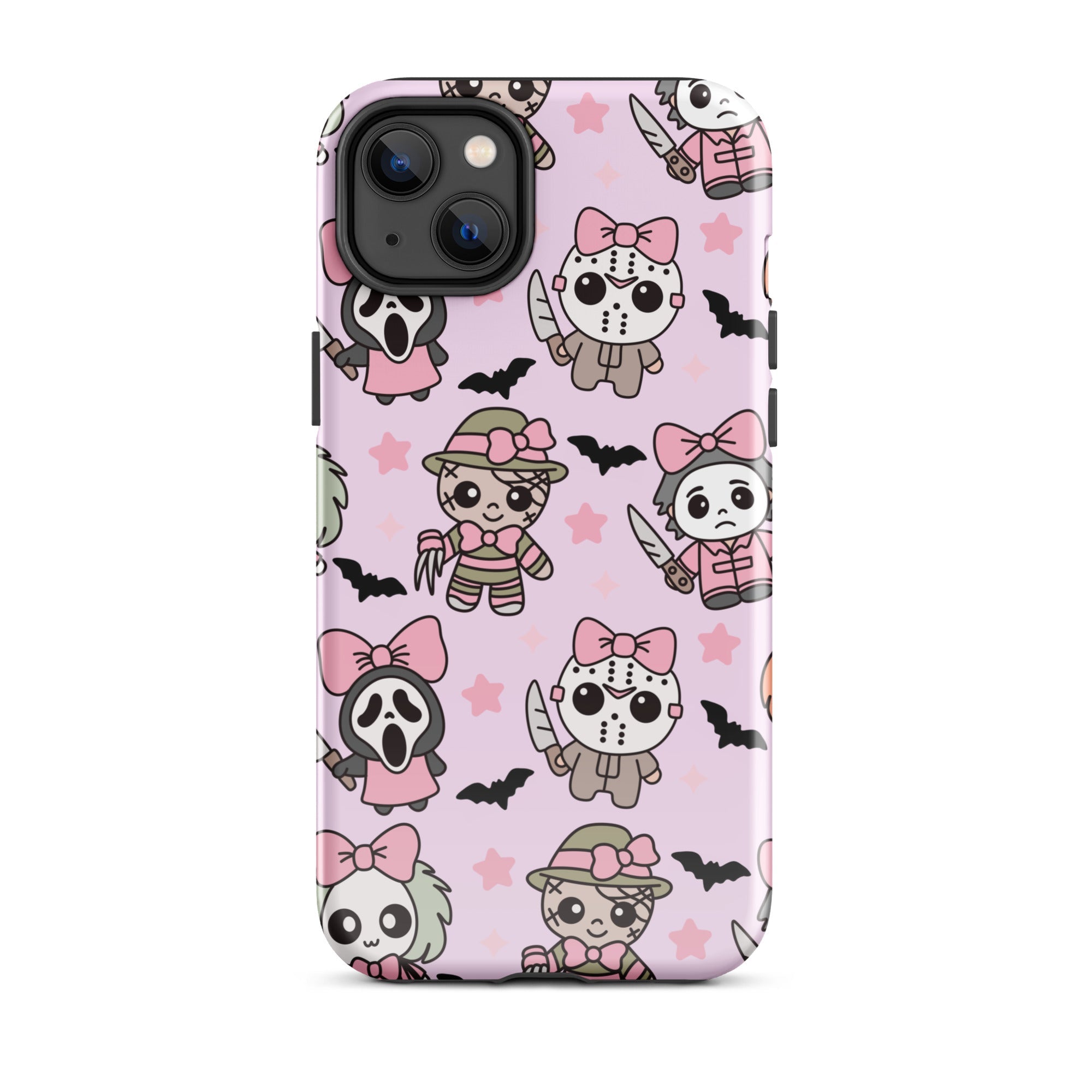 Chibi Killers Pastel Pink Halloween Tough Case for iPhone® - UntamedEgo LLC.