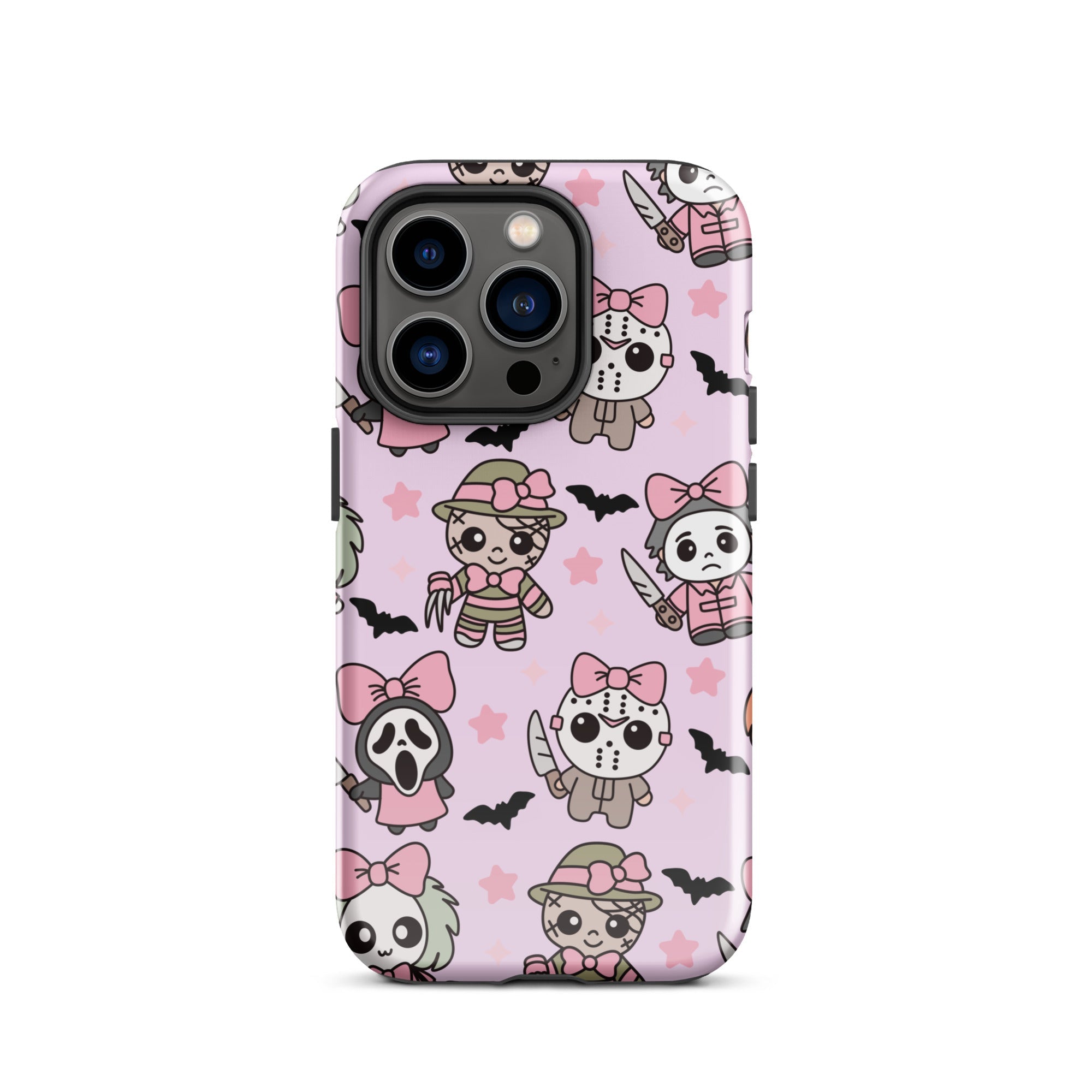 Chibi Killers Pastel Pink Halloween Tough Case for iPhone® - UntamedEgo LLC.