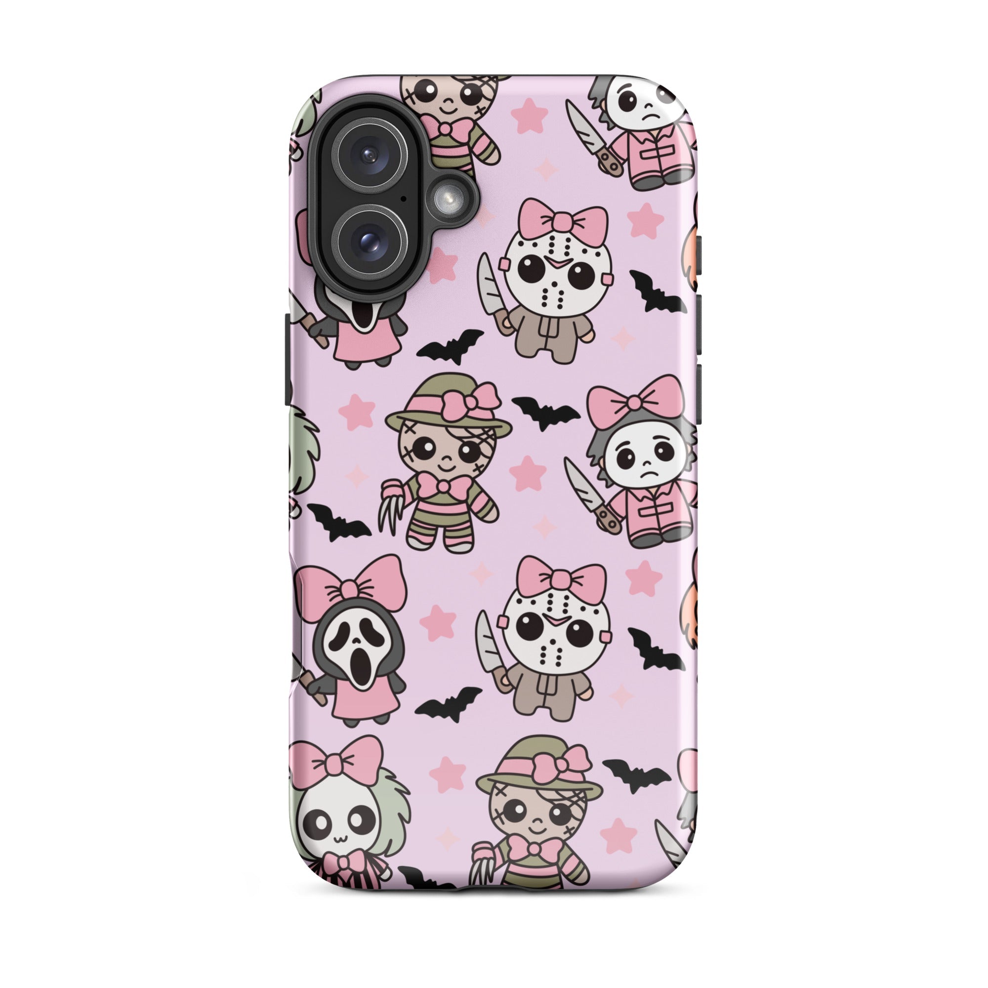 Chibi Killers Pastel Pink Halloween Tough Case for iPhone® - UntamedEgo LLC.