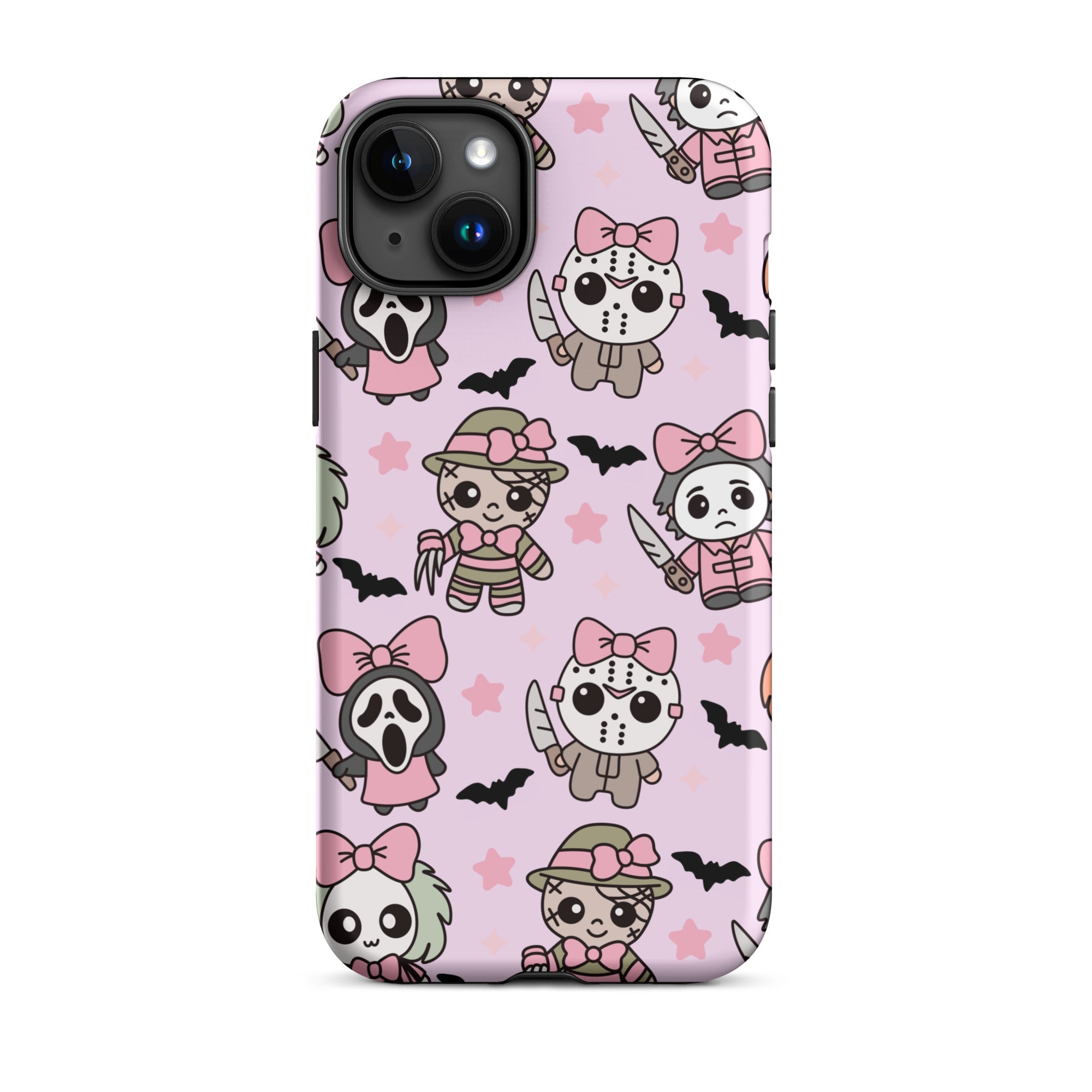 Chibi Killers Pastel Pink Halloween Tough Case for iPhone® - UntamedEgo LLC.