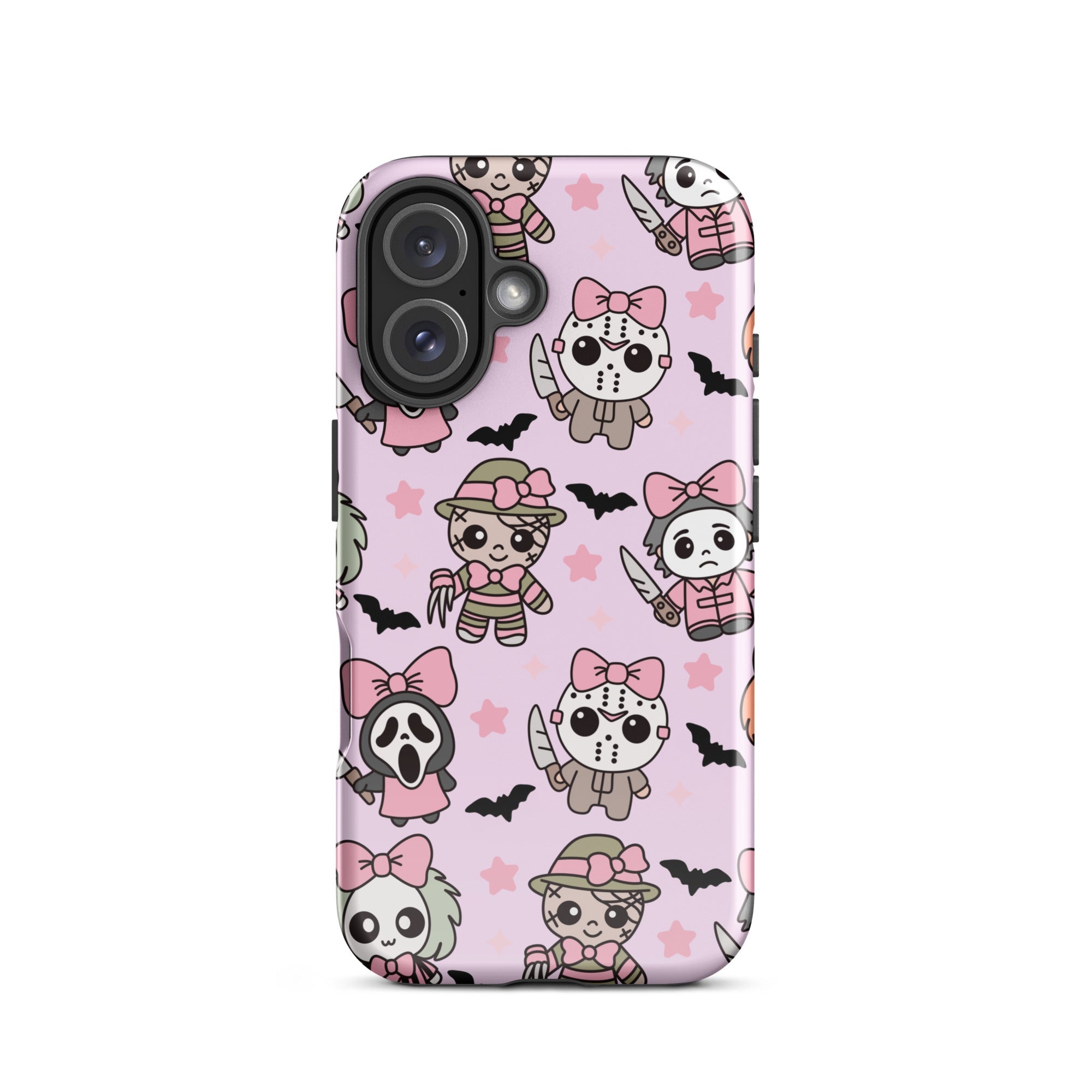 Chibi Killers Pastel Pink Halloween Tough Case for iPhone® - UntamedEgo LLC.