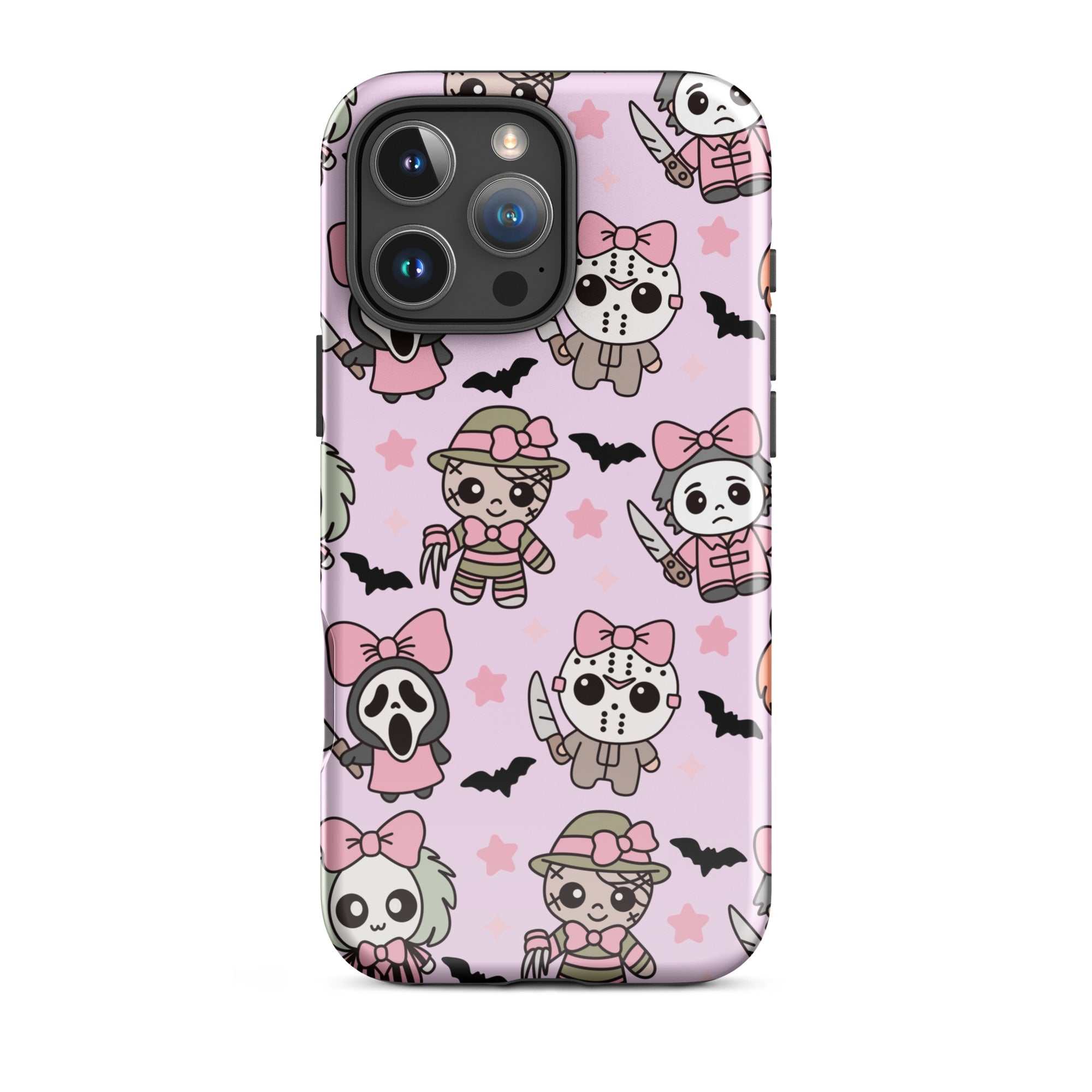 Chibi Killers Pastel Pink Halloween Tough Case for iPhone® - UntamedEgo LLC.