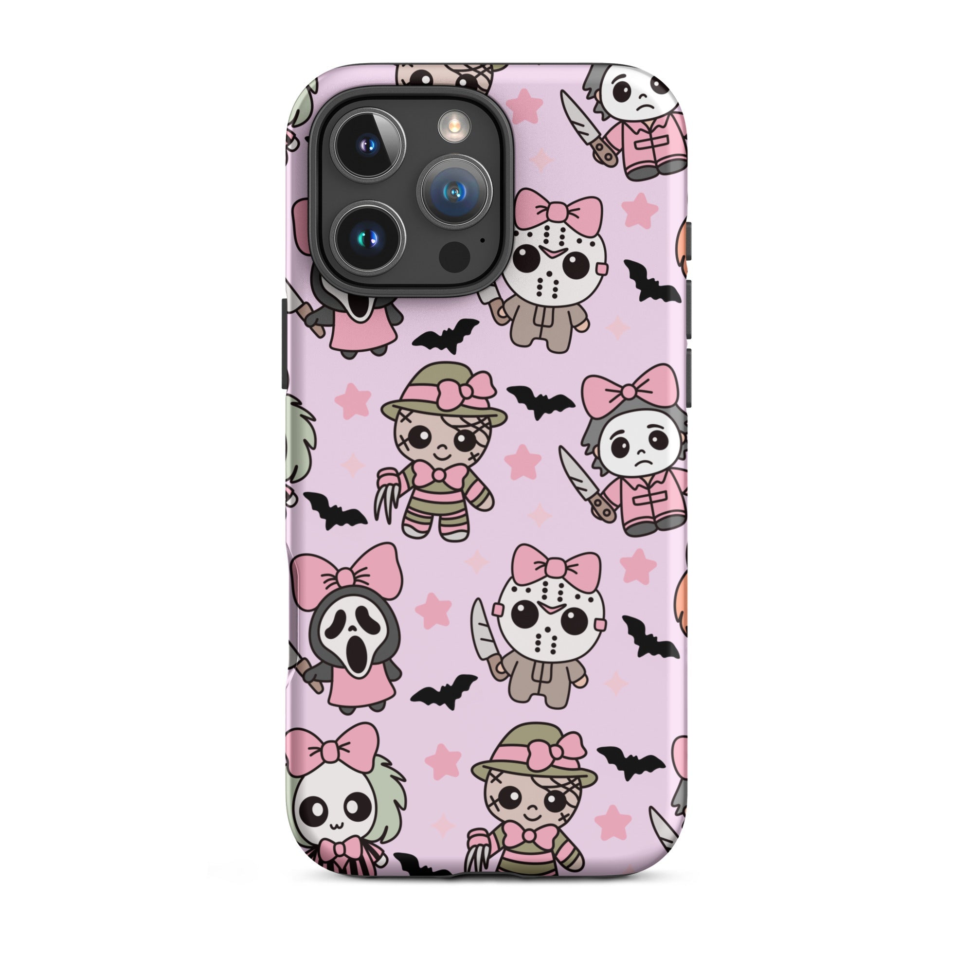 Chibi Killers Pastel Pink Halloween Tough Case for iPhone® - UntamedEgo LLC.