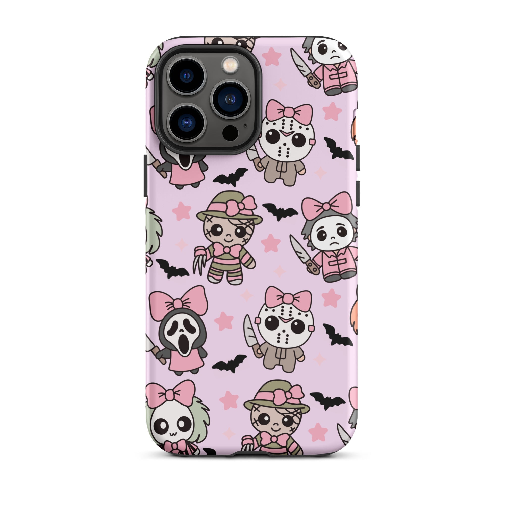 Chibi Killers Pastel Pink Halloween Tough Case for iPhone® - UntamedEgo LLC.