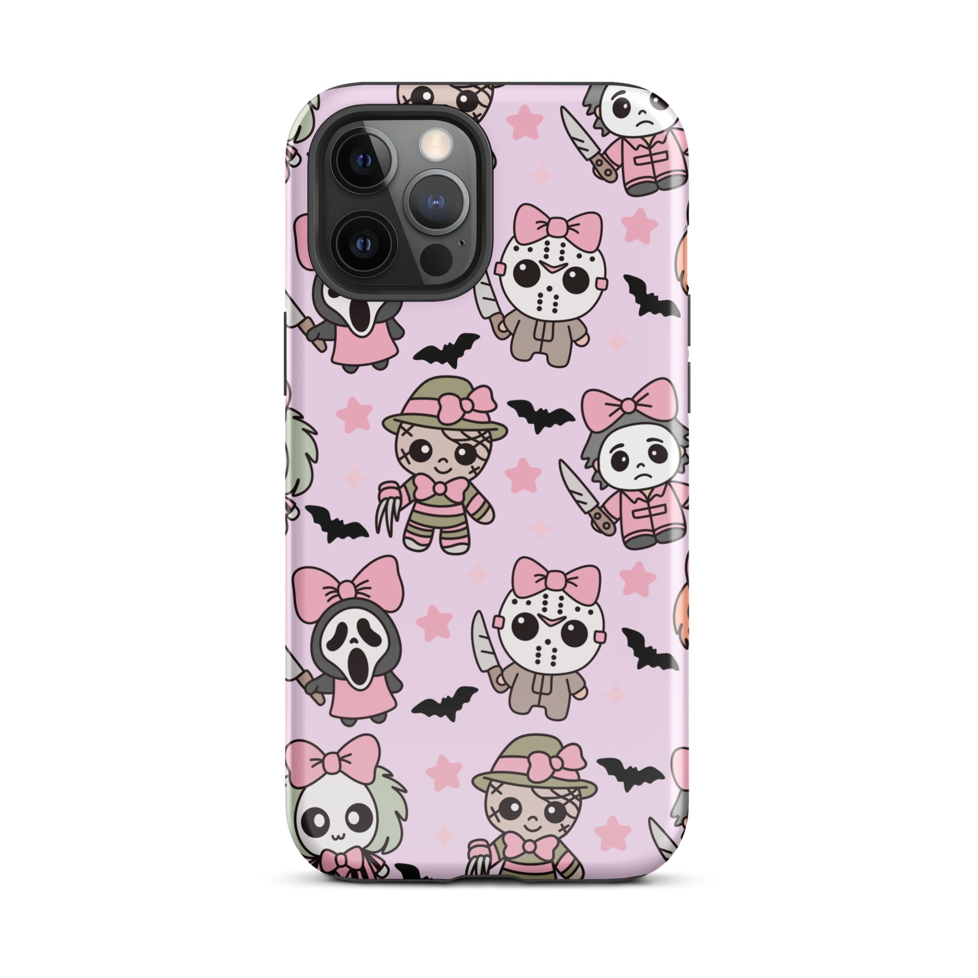 Chibi Killers Pastel Pink Halloween Tough Case for iPhone® - UntamedEgo LLC.