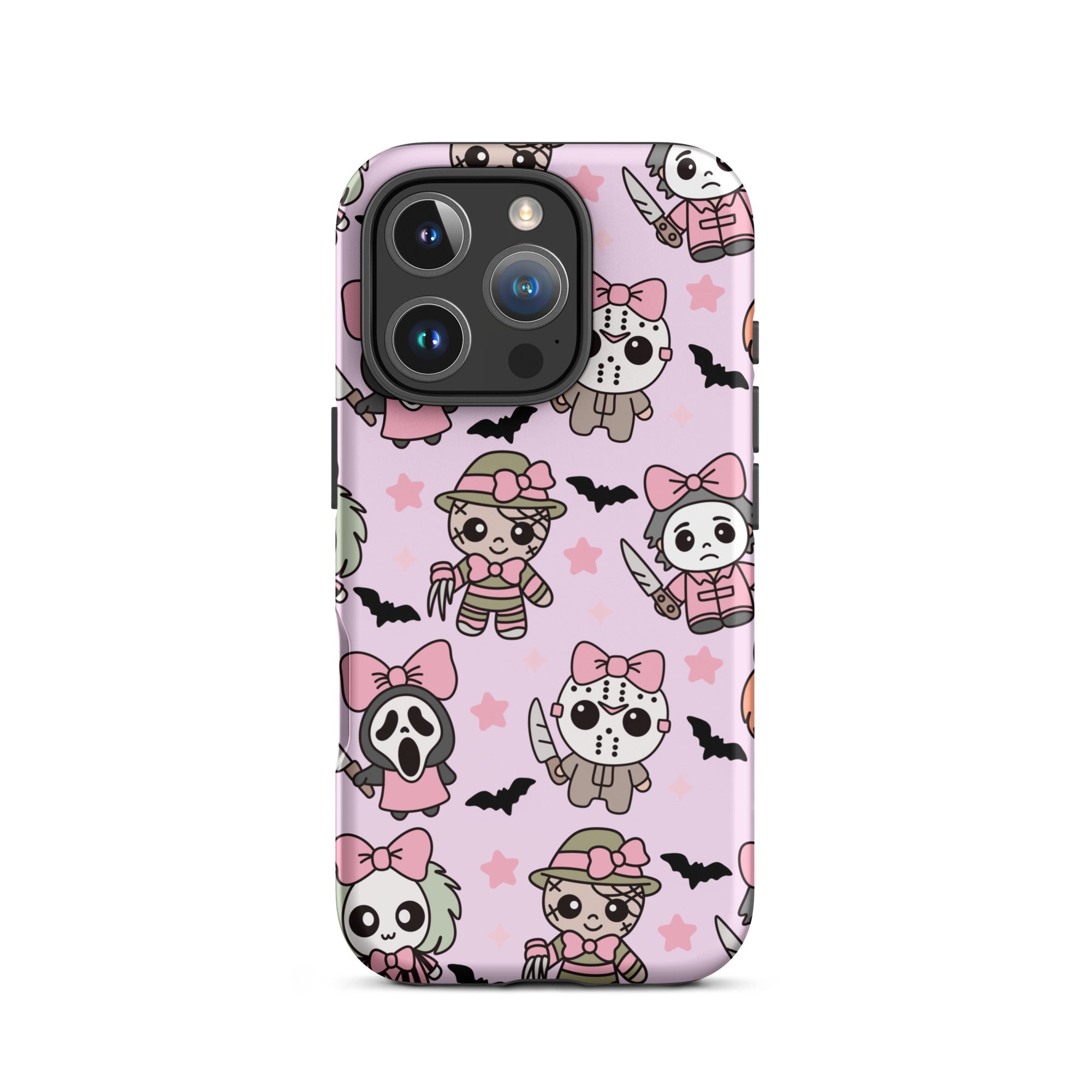 Chibi Killers Pastel Pink Halloween Tough Case for iPhone® - UntamedEgo LLC.