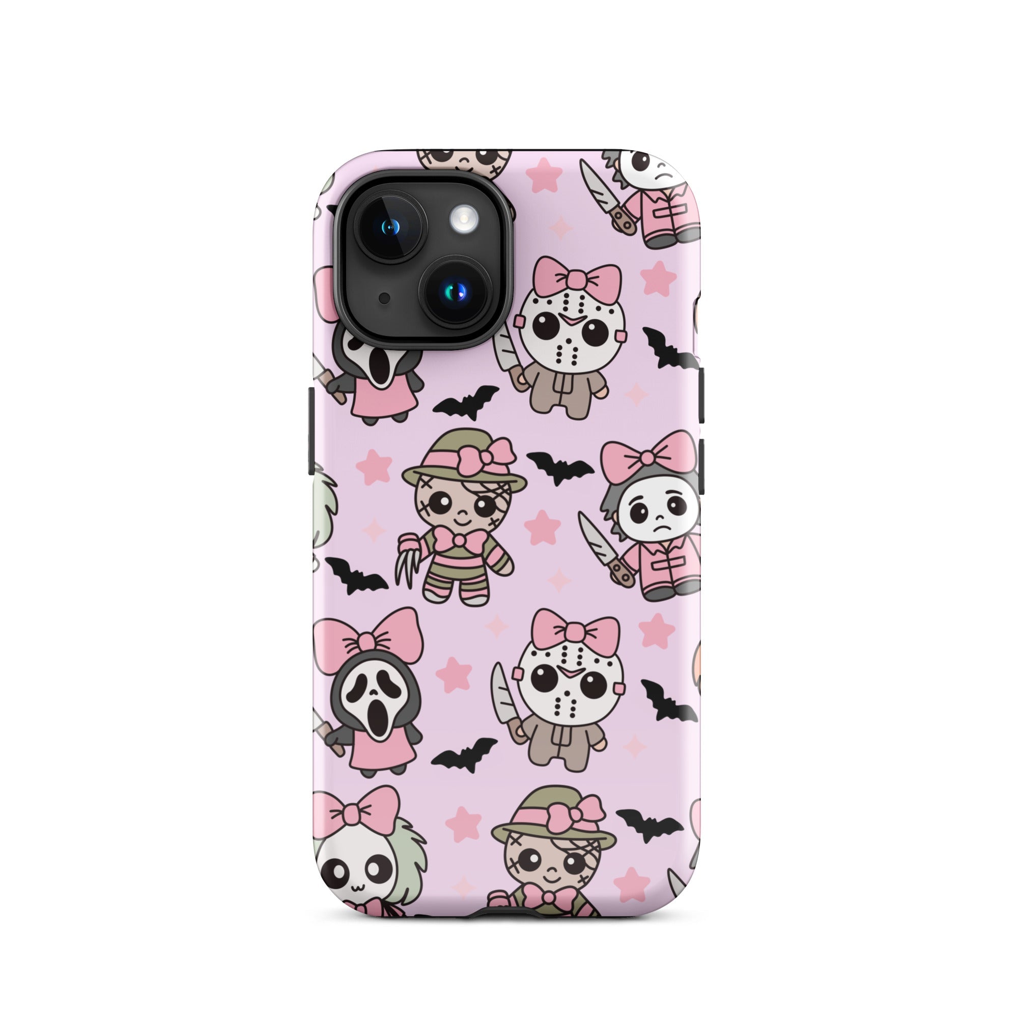 Chibi Killers Pastel Pink Halloween Tough Case for iPhone® - UntamedEgo LLC.