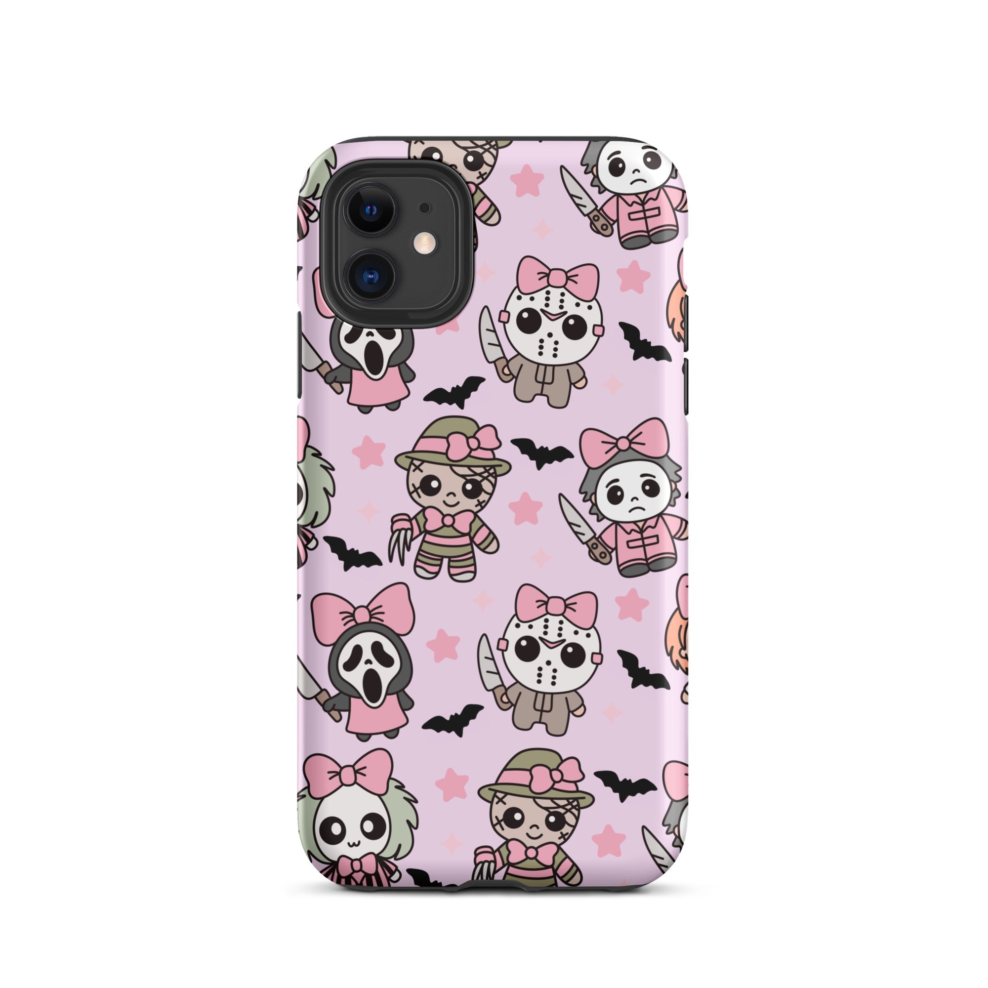 Chibi Killers Pastel Pink Halloween Tough Case for iPhone® - UntamedEgo LLC.