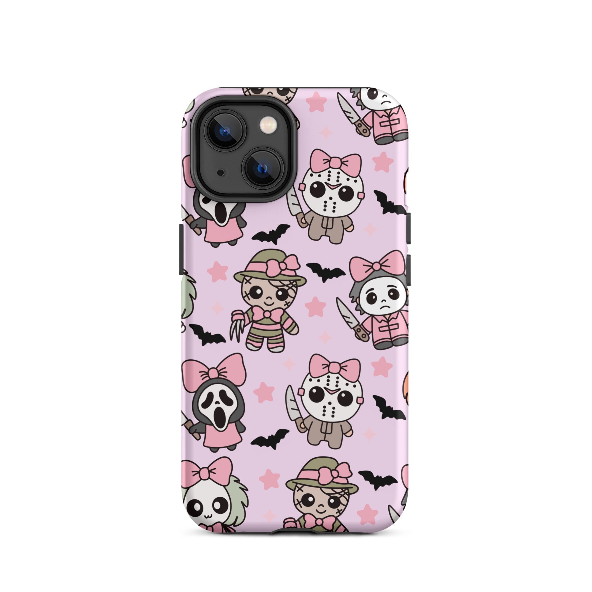 Chibi Killers Pastel Pink Halloween Tough Case for iPhone® - UntamedEgo LLC.