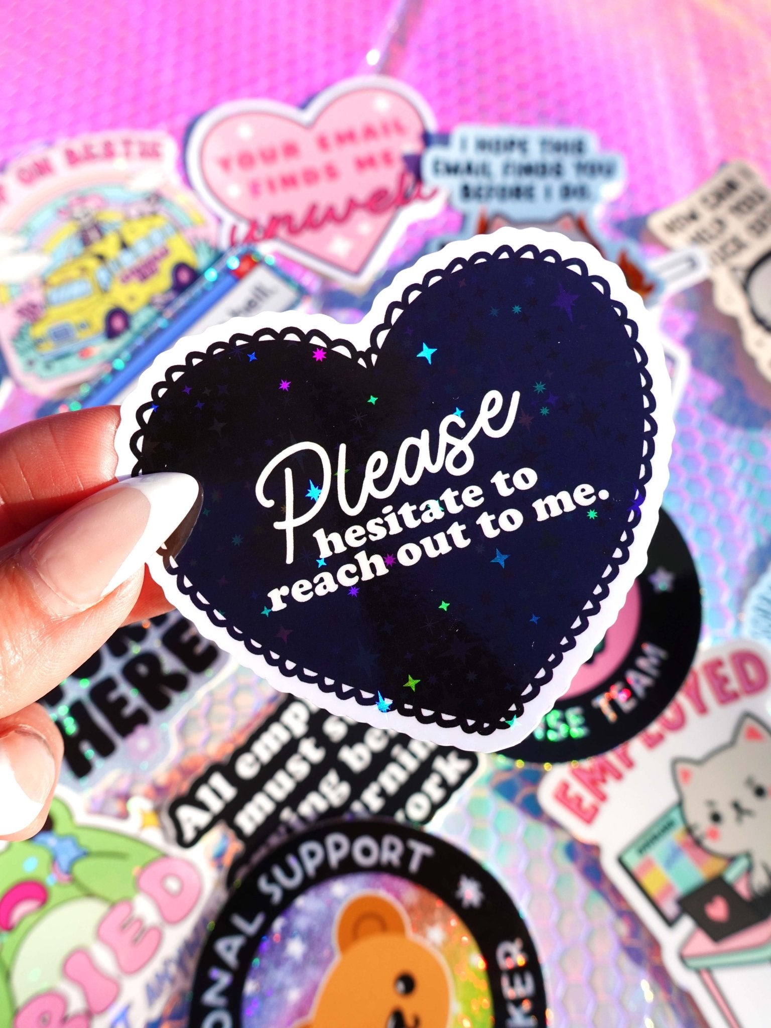 Crying In The Bathroom Stall Mystery Sticker Pack - UntamedEgo LLC.