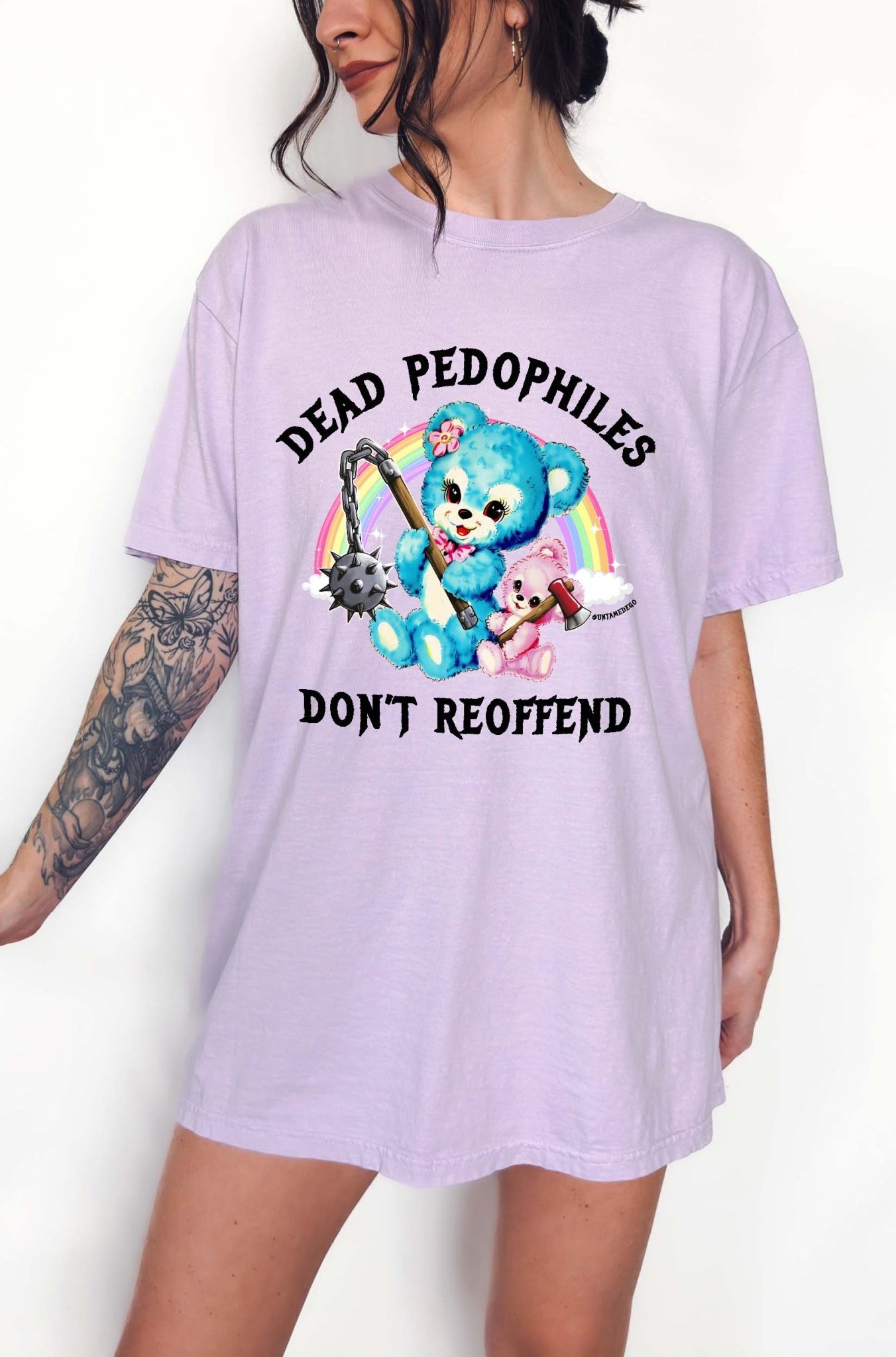Dead Pedophiles Don’t Reoffend Shirt Graphic Tee - UntamedEgo LLC.