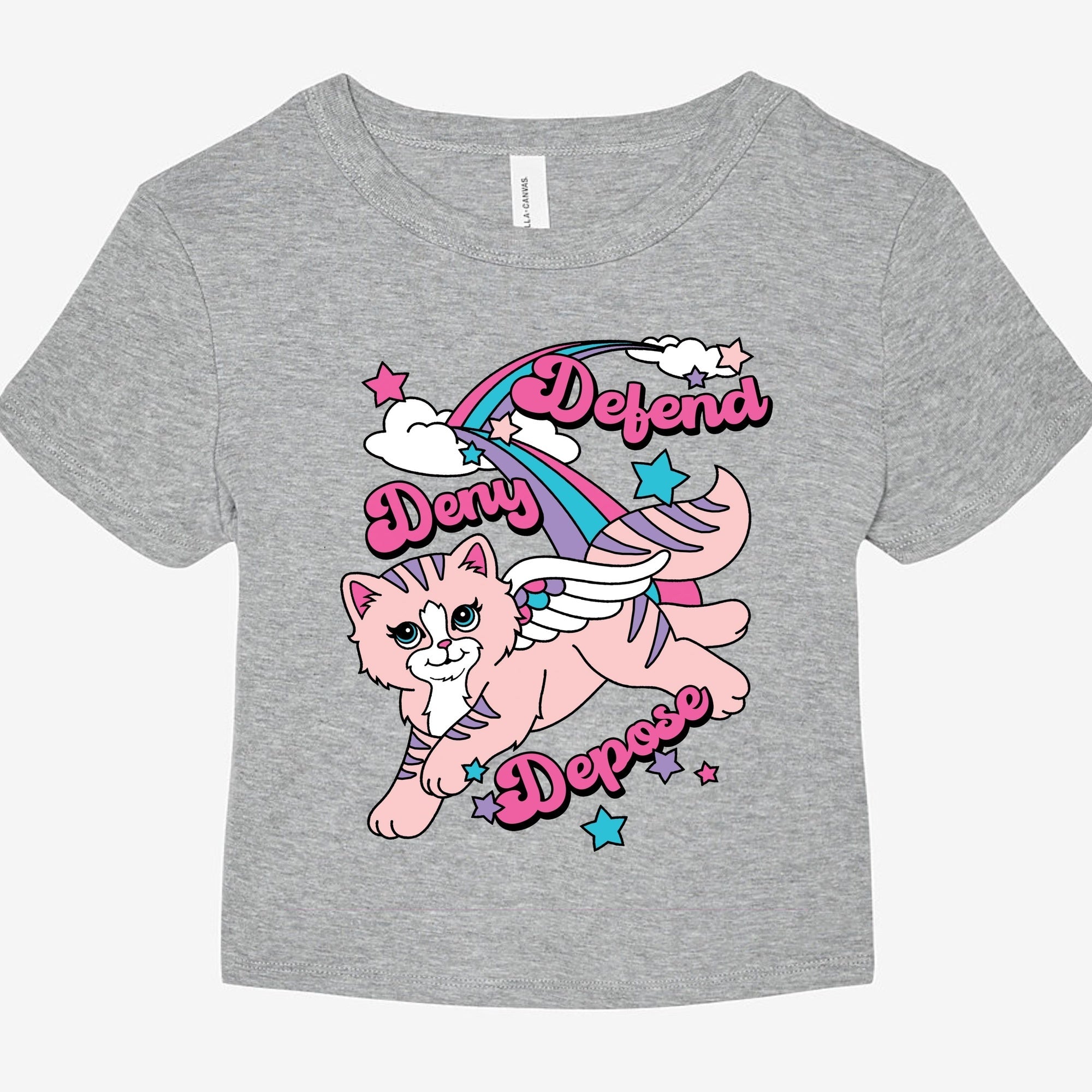 Defend Deny Depose Graphic Baby Tee - UntamedEgo LLC.