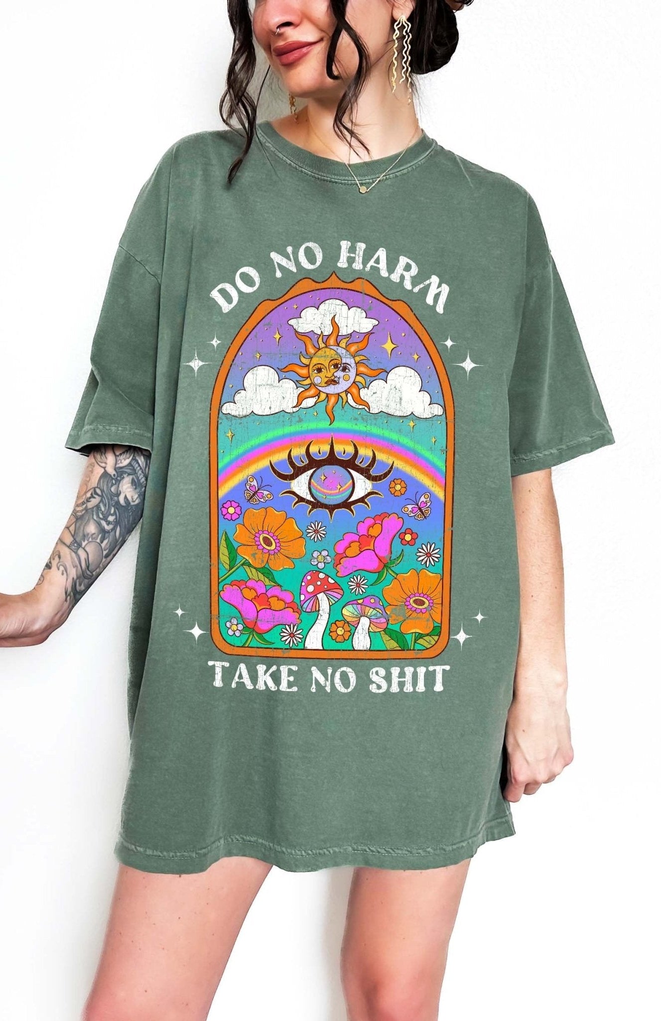 Do No Harm Take No Shit Graphic Tee - UntamedEgo LLC.