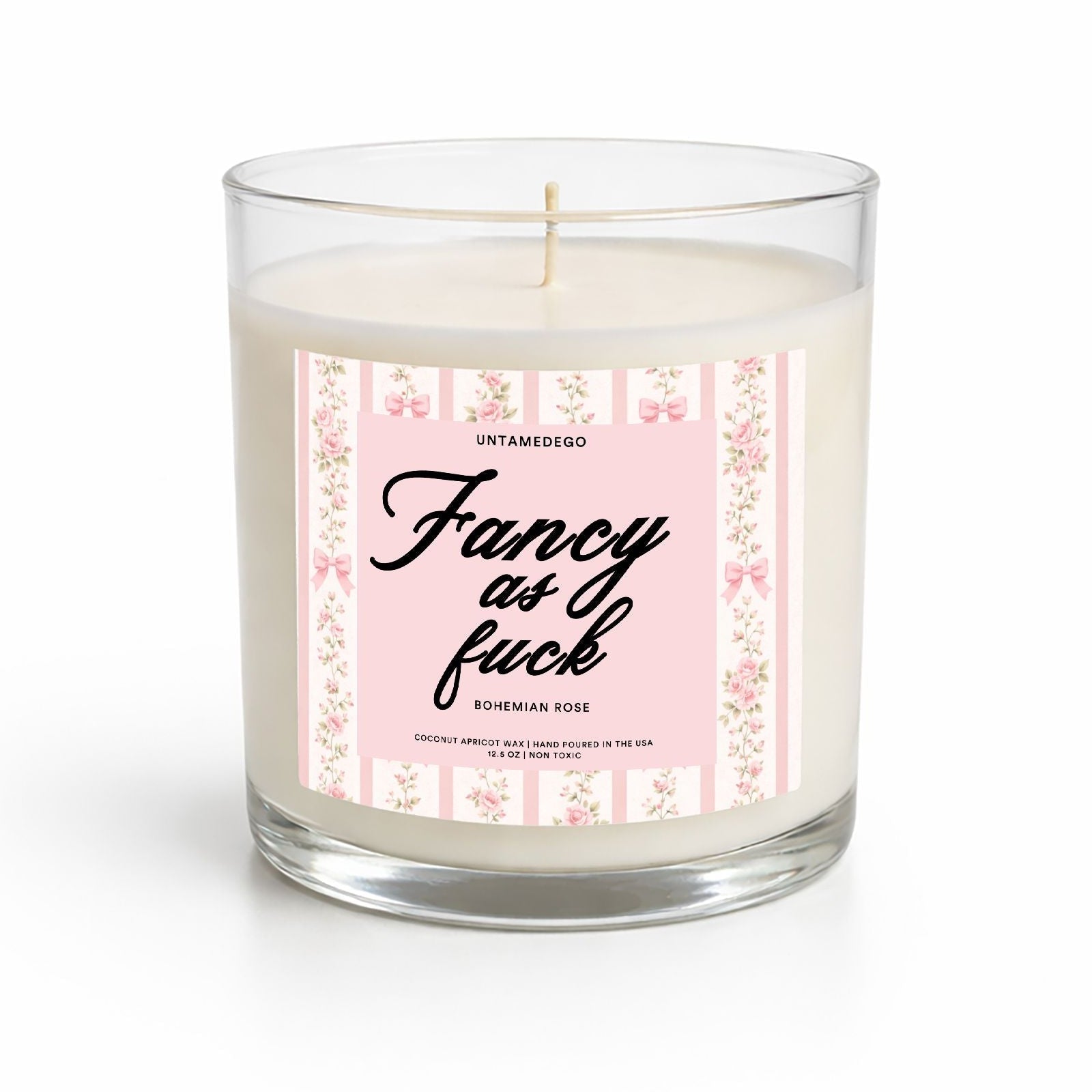 Fancy As Fuck | Glass Candle - UntamedEgo LLC.