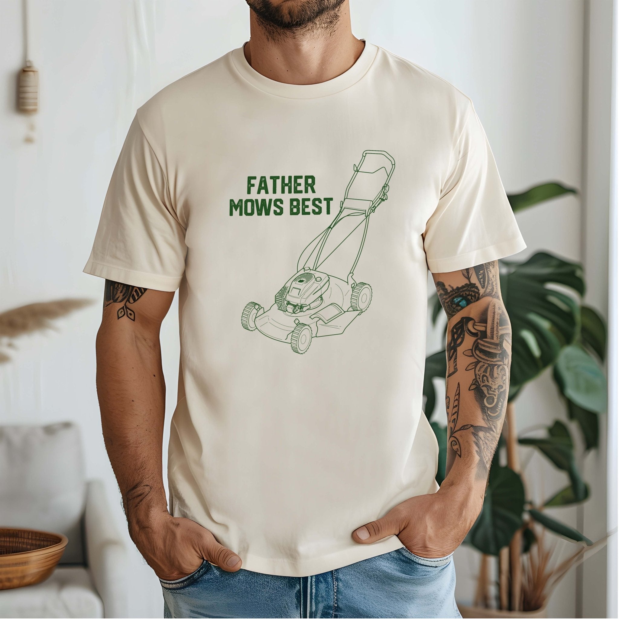 Father Mows Best Tee - UntamedEgo LLC.