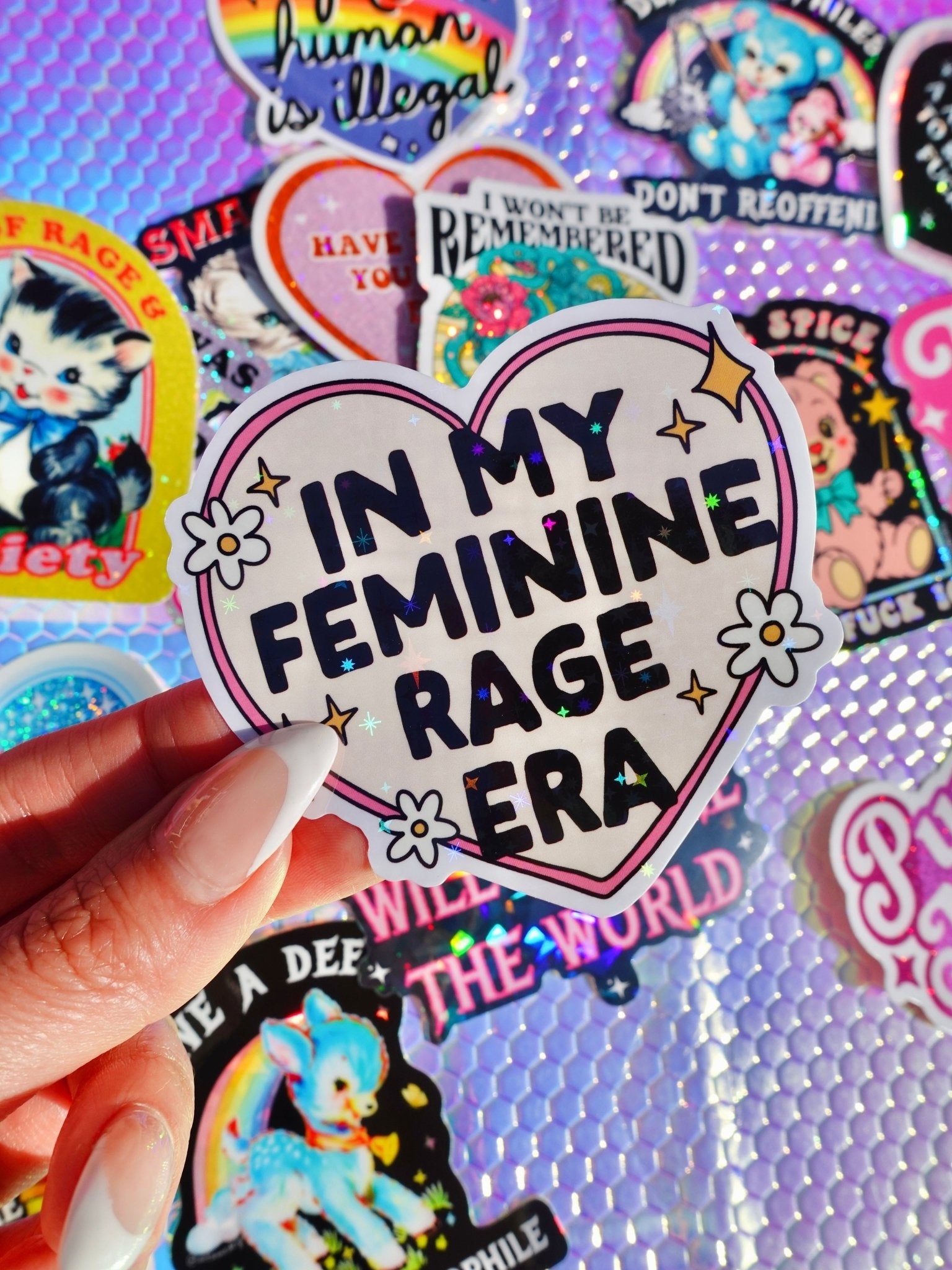 Feminine Rage Sticker Pack - UntamedEgo LLC.