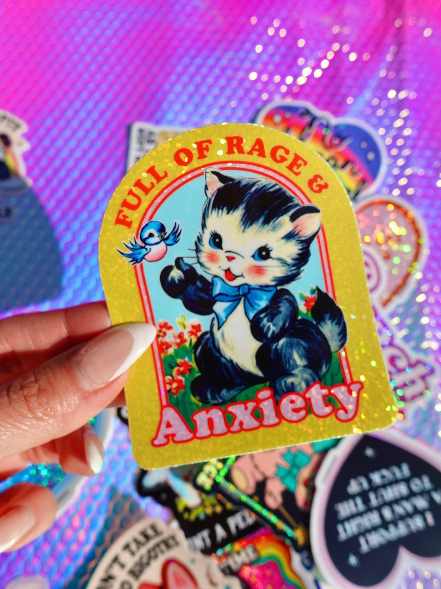 Feminine Rage Sticker Pack - UntamedEgo LLC.