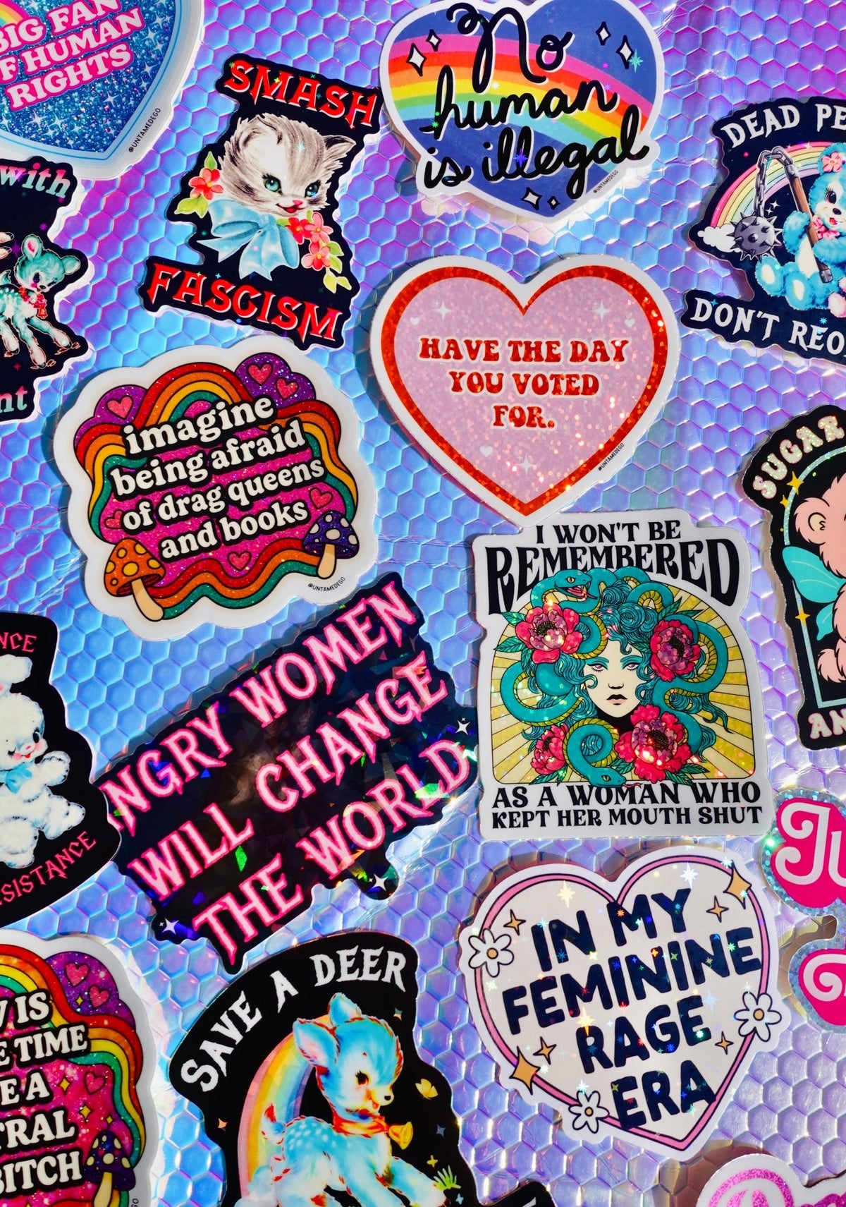Feminine Rage Sticker Pack - UntamedEgo LLC.