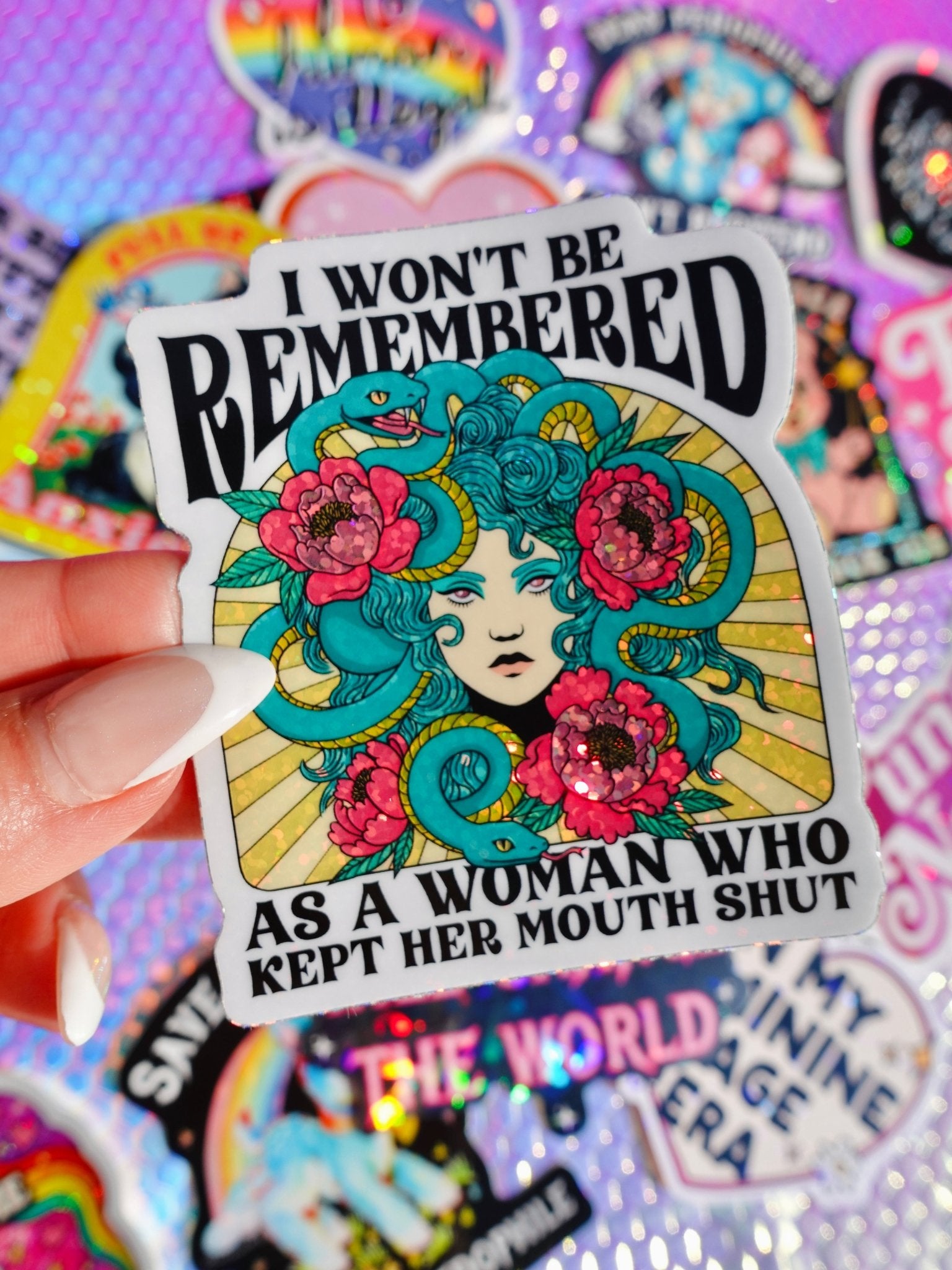 Feminine Rage Sticker Pack - UntamedEgo LLC.