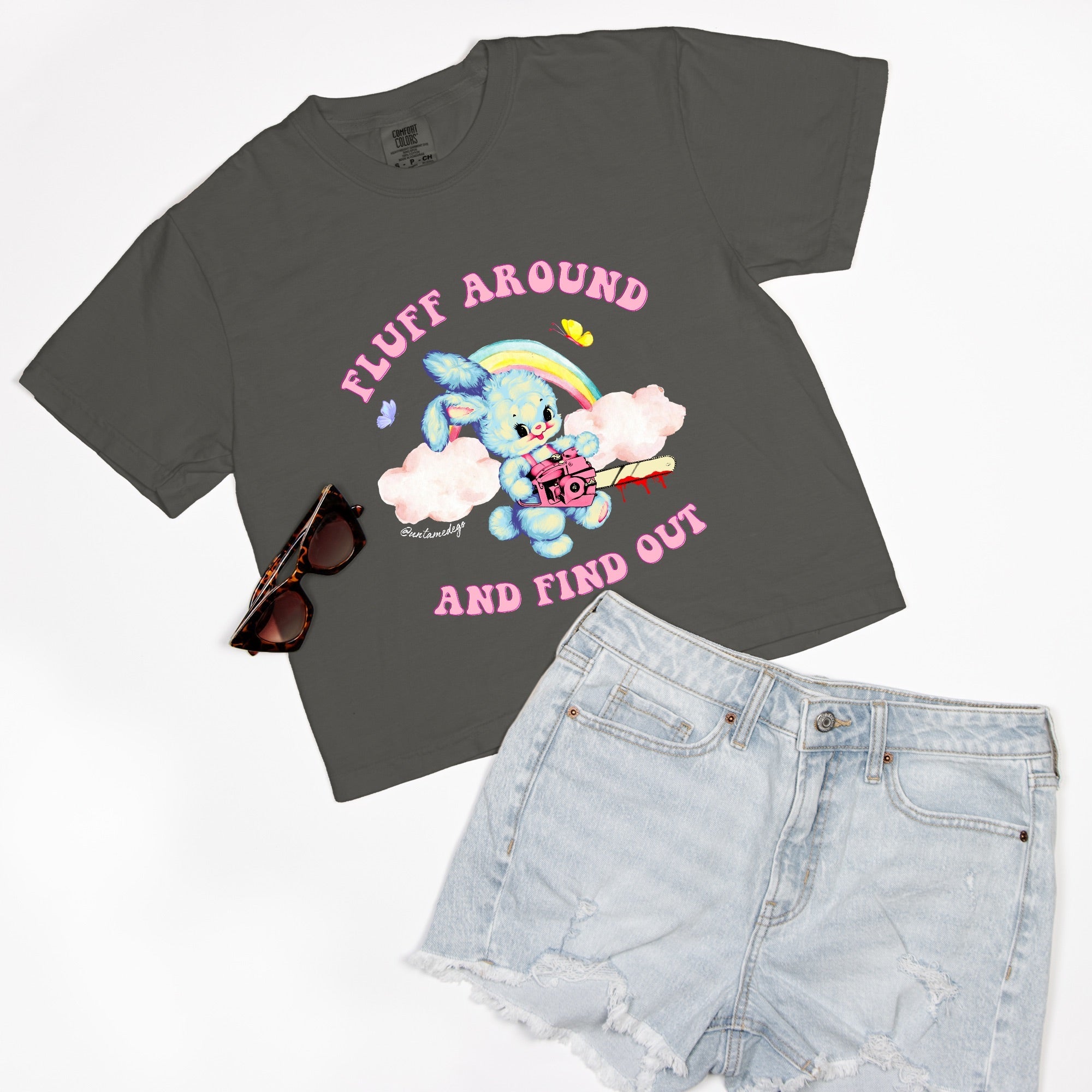 Fluff around and find out Comfort Colors Boxy Tee 3023CL - UntamedEgo LLC.