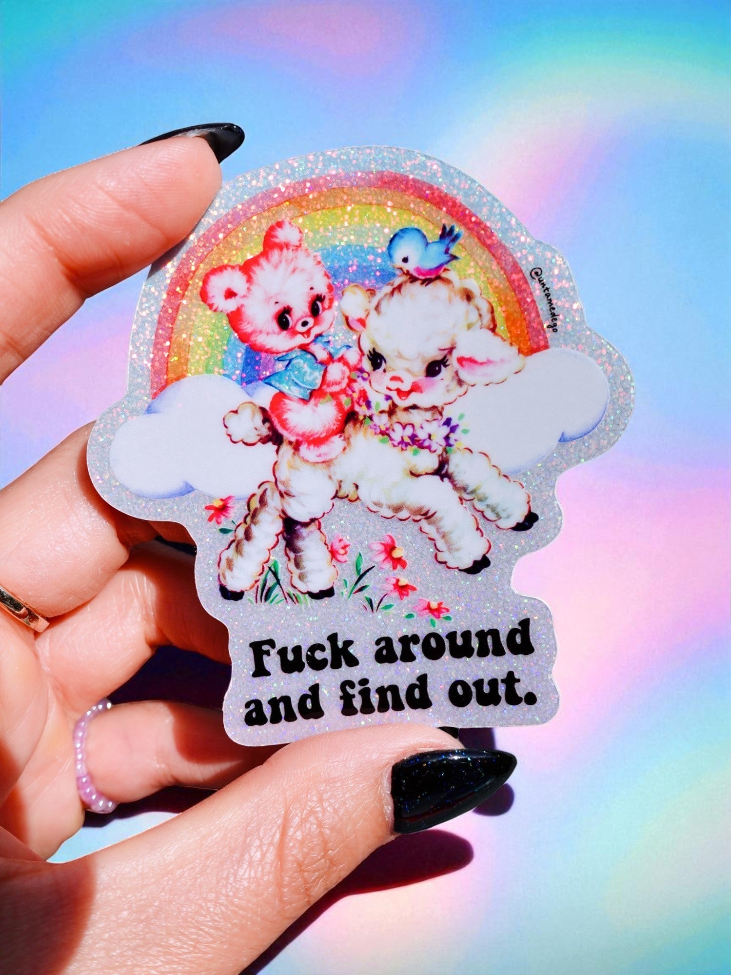Fuck Around And Find Out Sticker - UntamedEgo LLC.