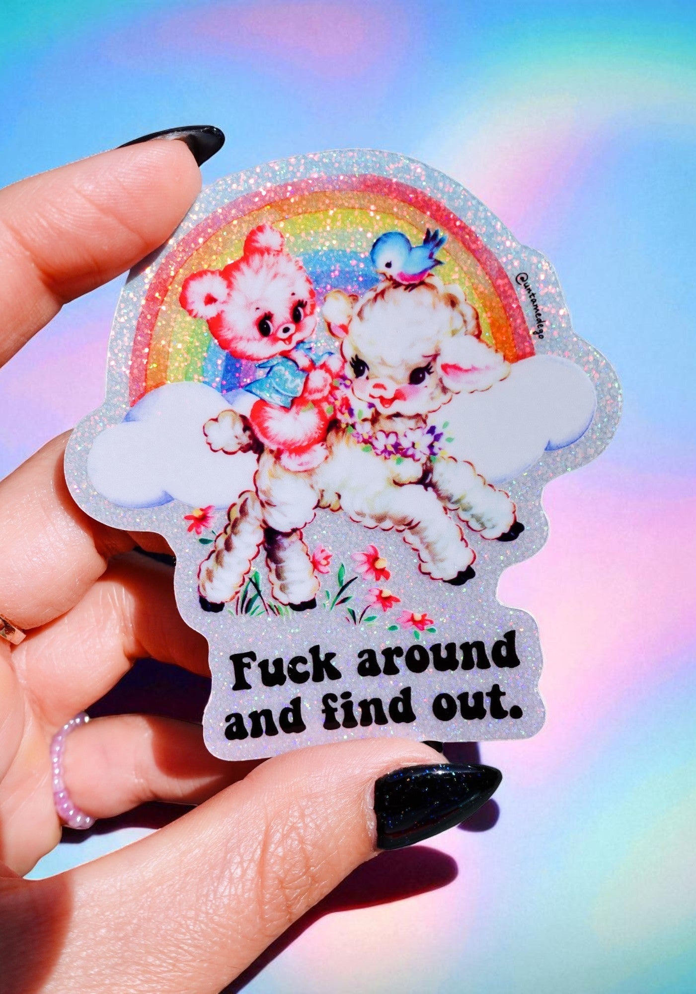 Fuck Around And Find Out Sticker - UntamedEgo LLC.