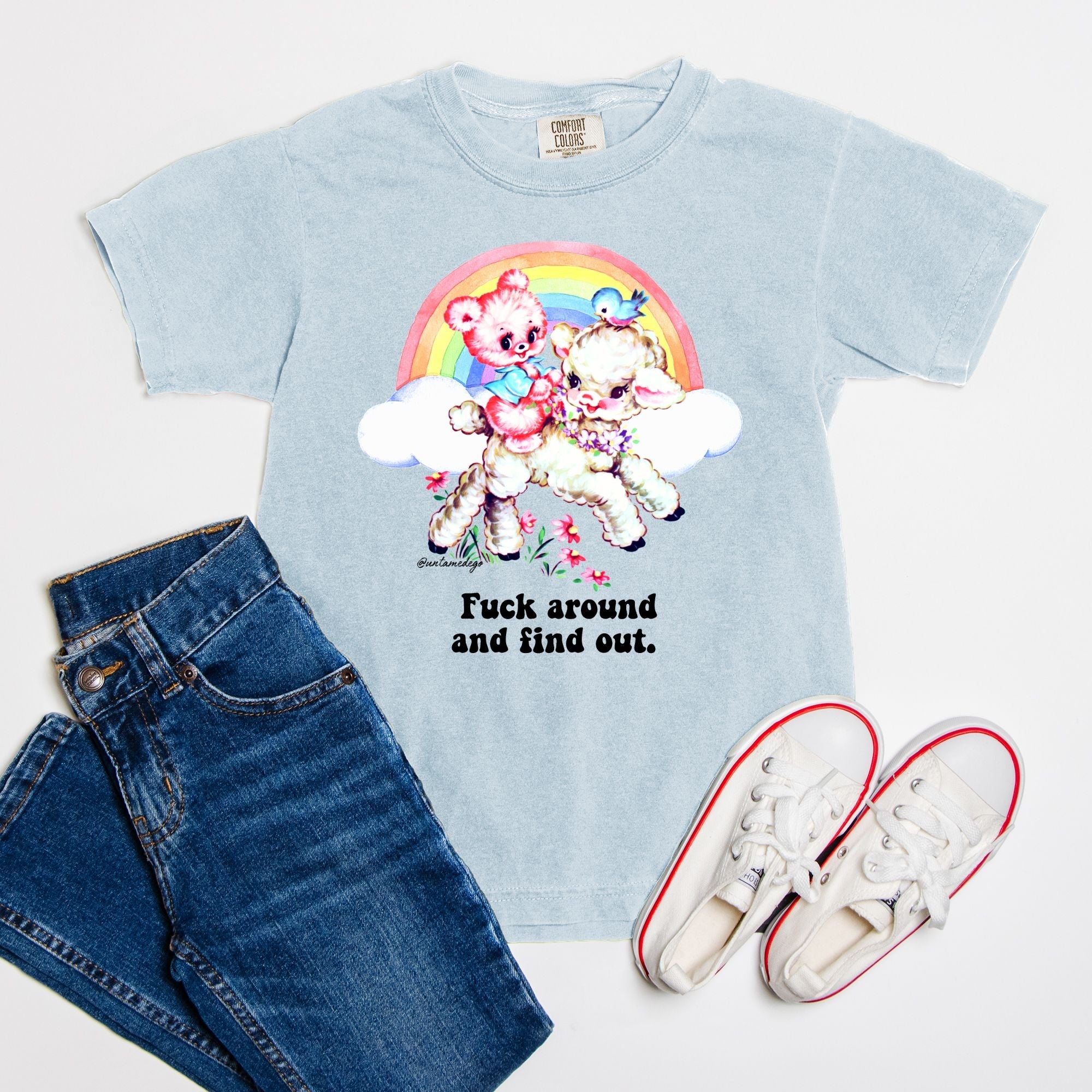 Fuck Around And Find Out Youth Tee - UntamedEgo LLC.