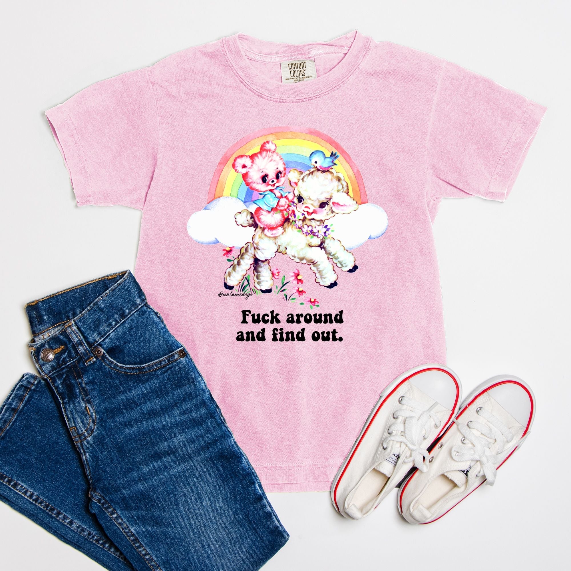 Fuck Around And Find Out Youth Tee - UntamedEgo LLC.