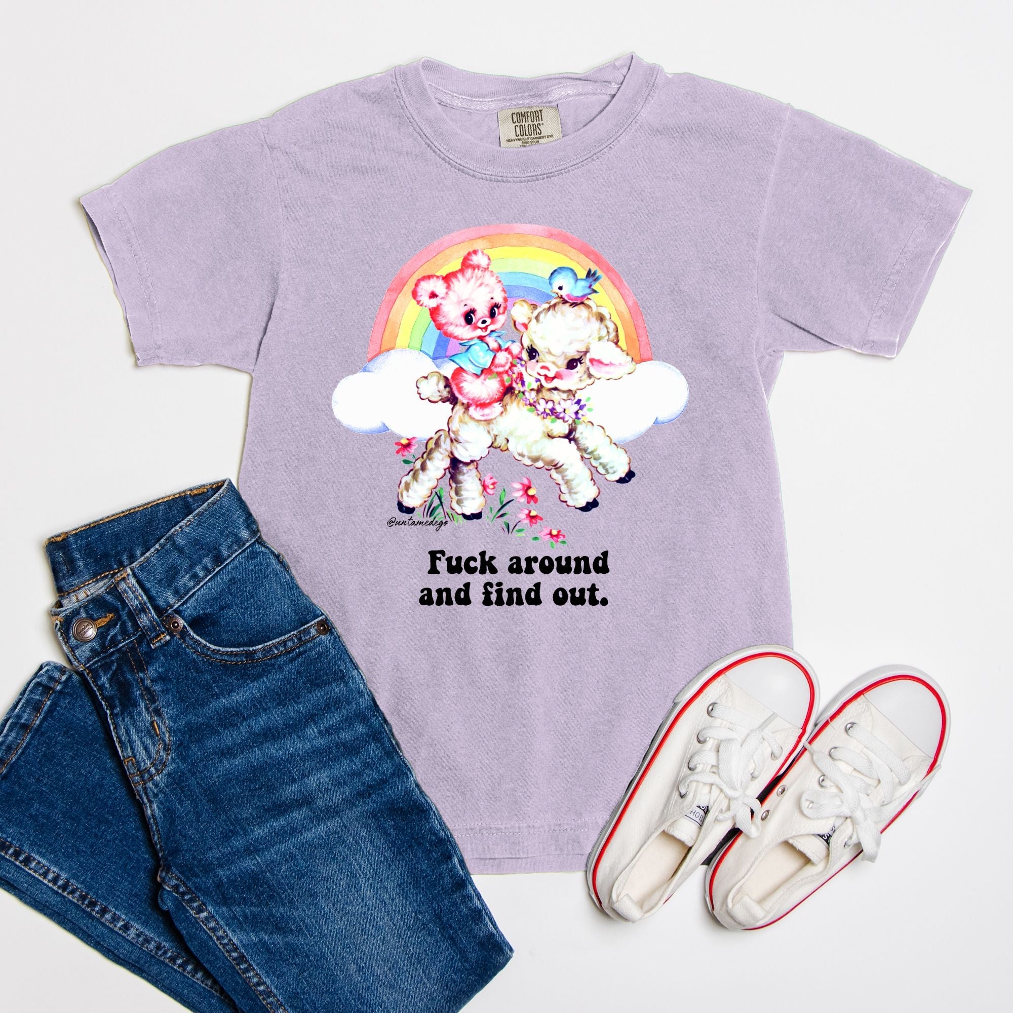 Fuck Around And Find Out Youth Tee - UntamedEgo LLC.