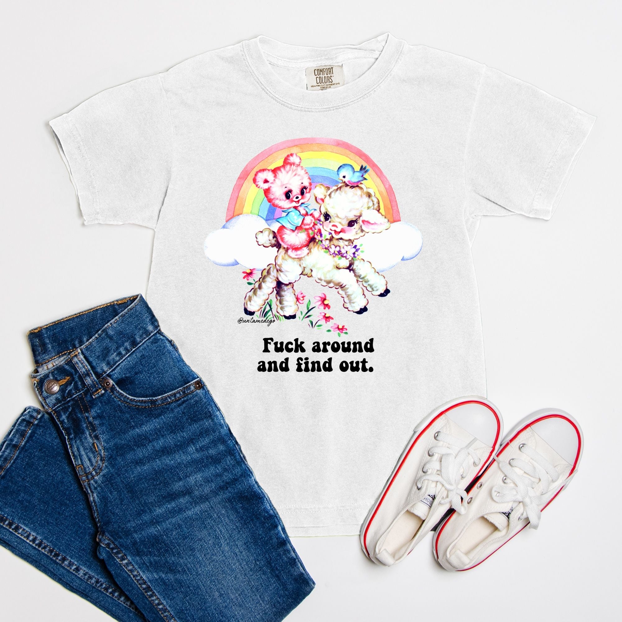 Fuck Around And Find Out Youth Tee - UntamedEgo LLC.