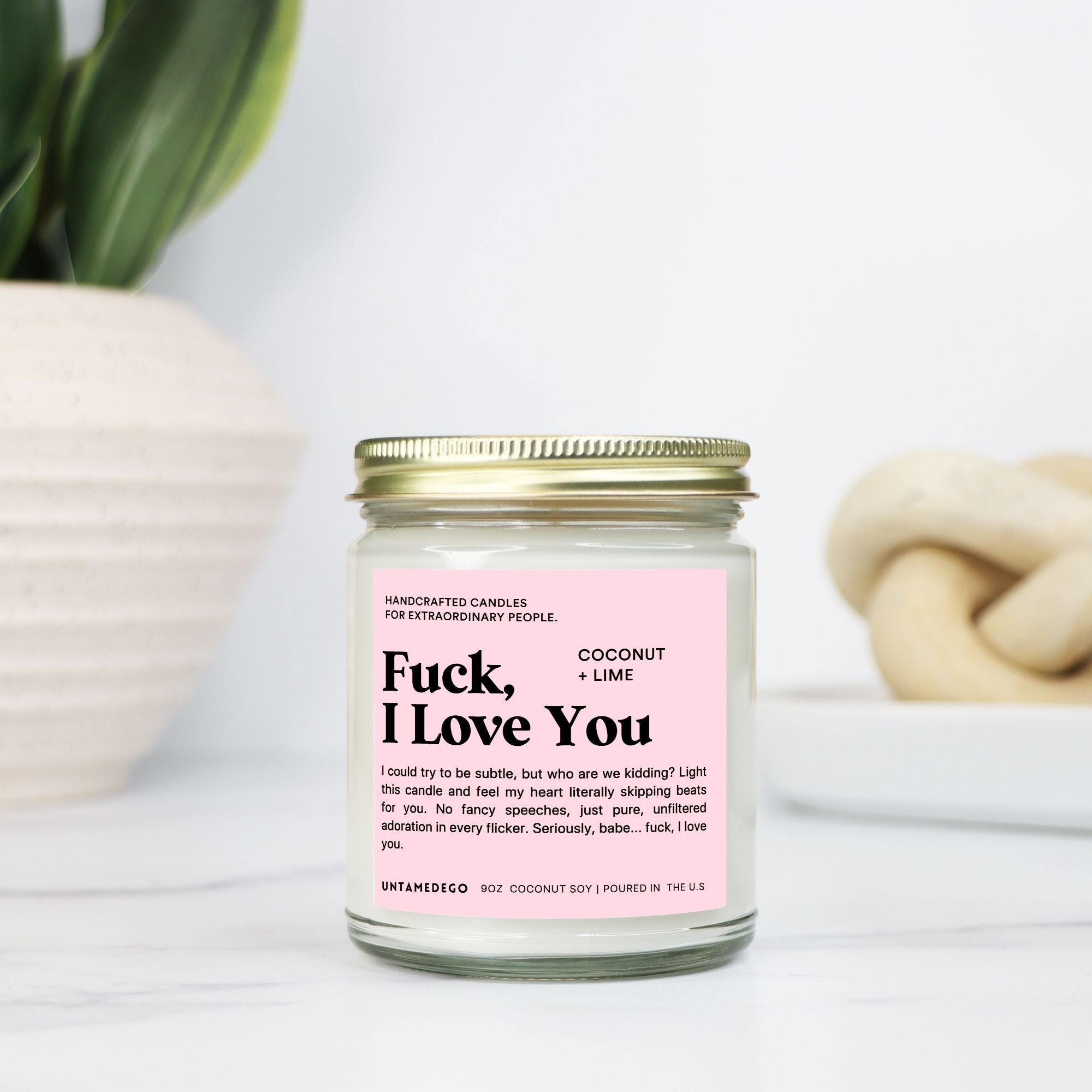 Fuck I Love You 9oz Candle - UntamedEgo LLC.