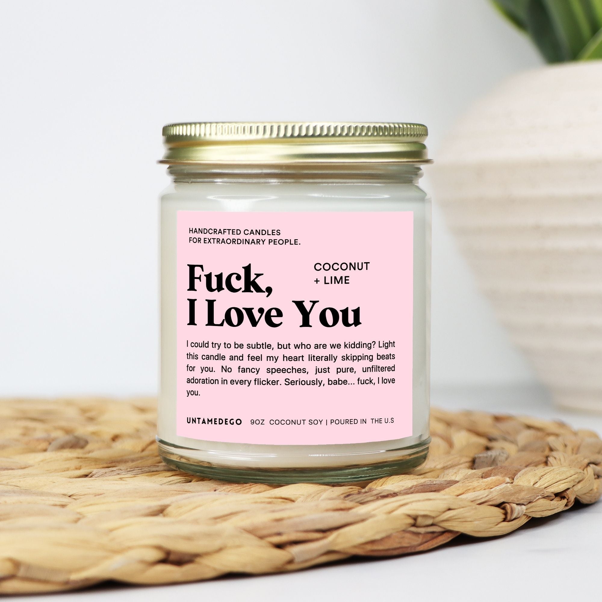 Fuck I Love You 9oz Candle - UntamedEgo LLC.
