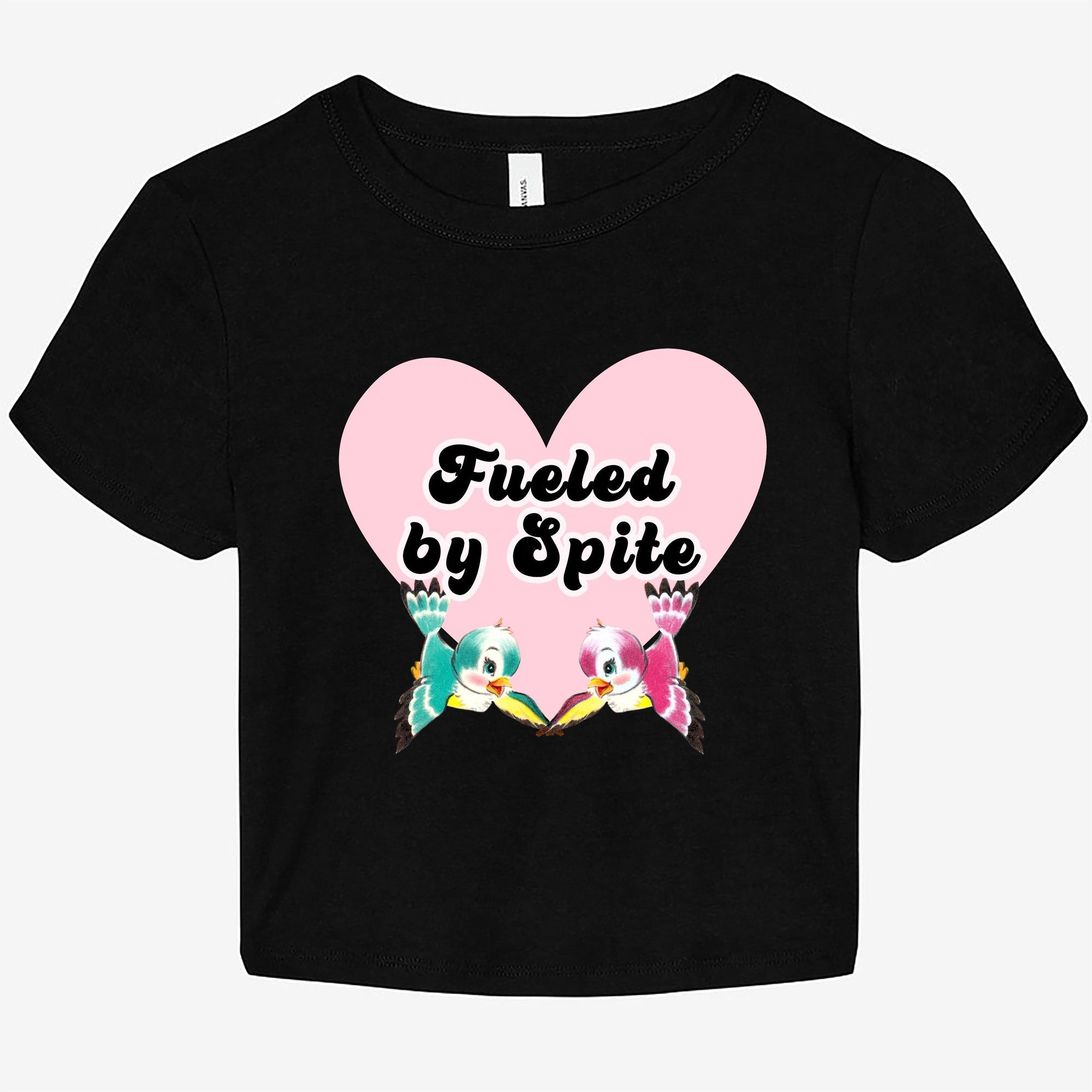 Fueled By Spite Graphic Baby Tee - UntamedEgo LLC.